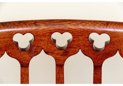 Set Of Four Antique J. & J.W. Meeks Fine Gothic Revival Side Chairs