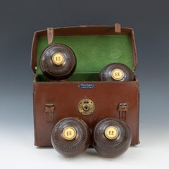 Set of Four Antique Lawn Bowls By Taylor - Rolph Co. Ltd