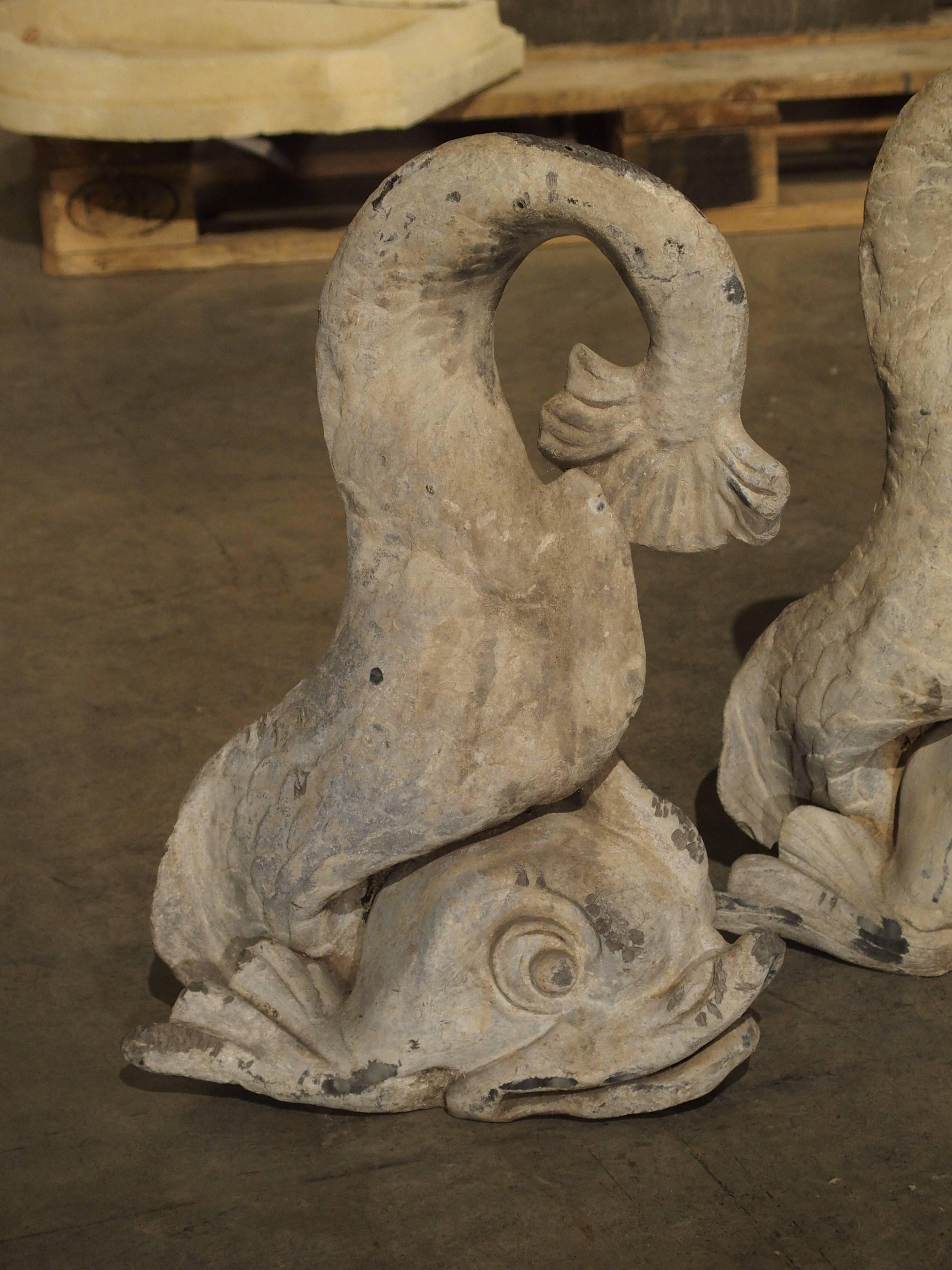 dolphin fountain spout