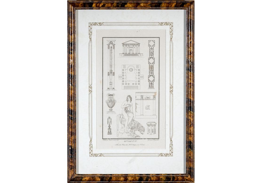 Set von vier antiken neoklassizistischen Gravuren von Pierre Nicolas Beauvallet im Angebot 6