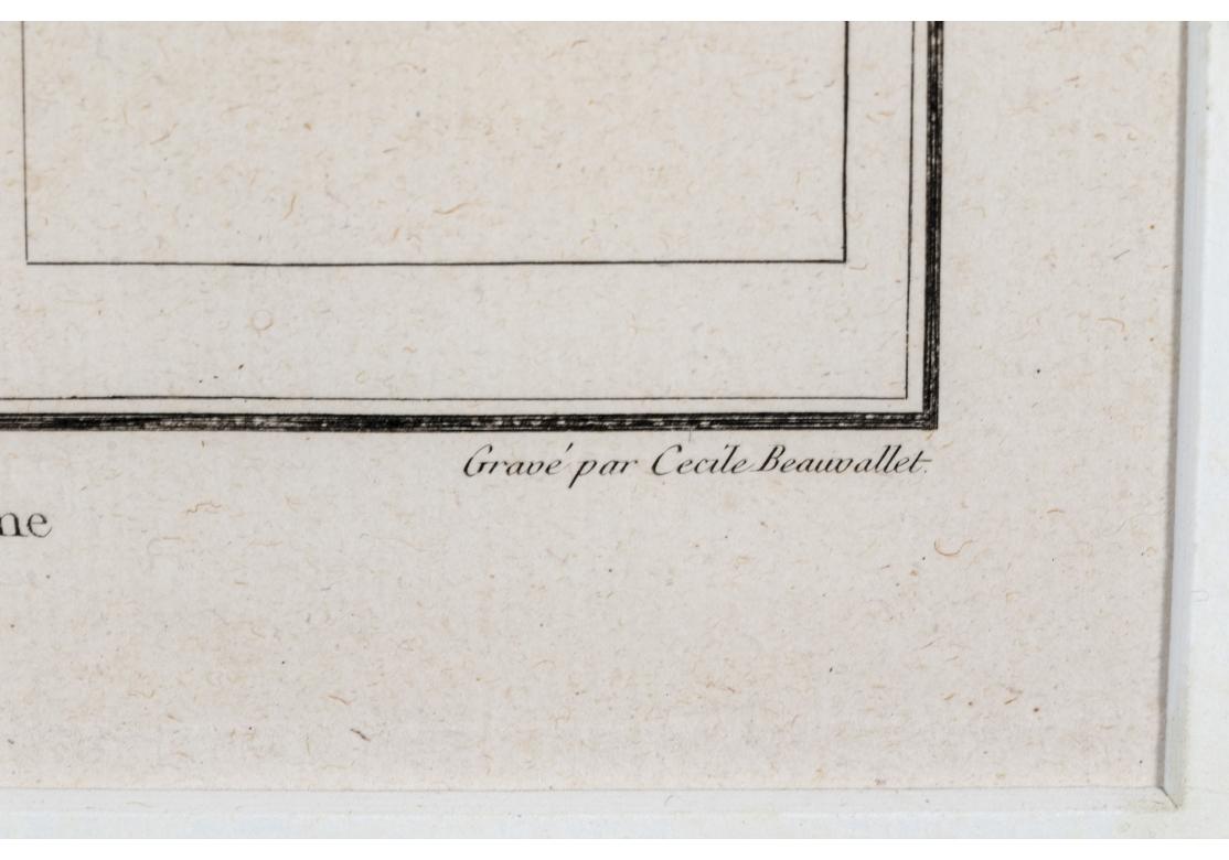 Set von vier antiken neoklassizistischen Gravuren von Pierre Nicolas Beauvallet im Angebot 13