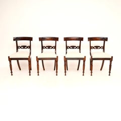 Set of Four Antique Regency Period Dining Chairs