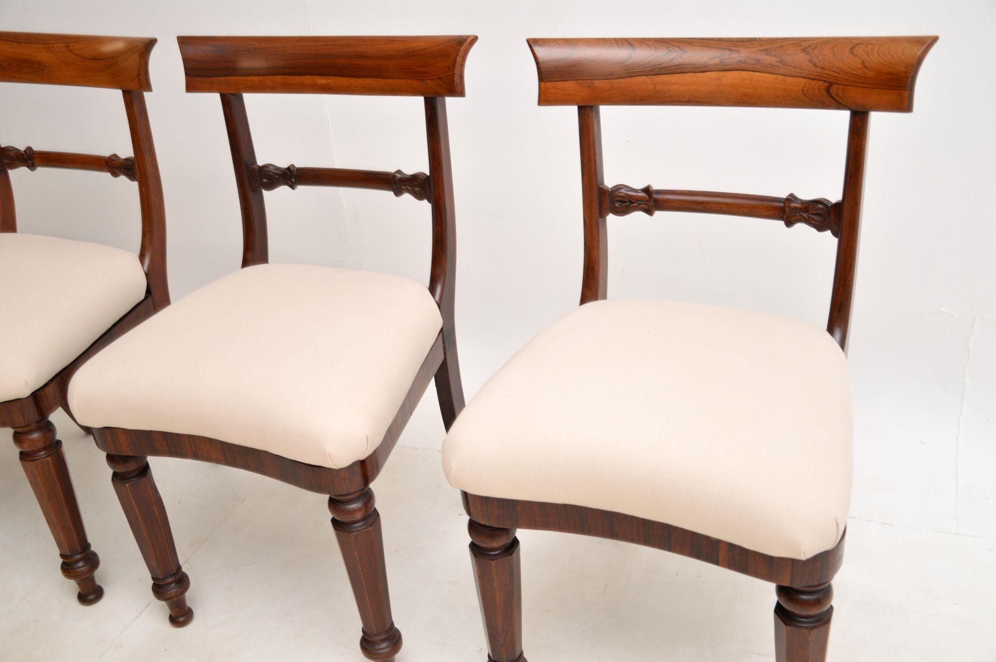 Set of Four Antique Regency Period Dining Chairs In Good Condition In London, GB