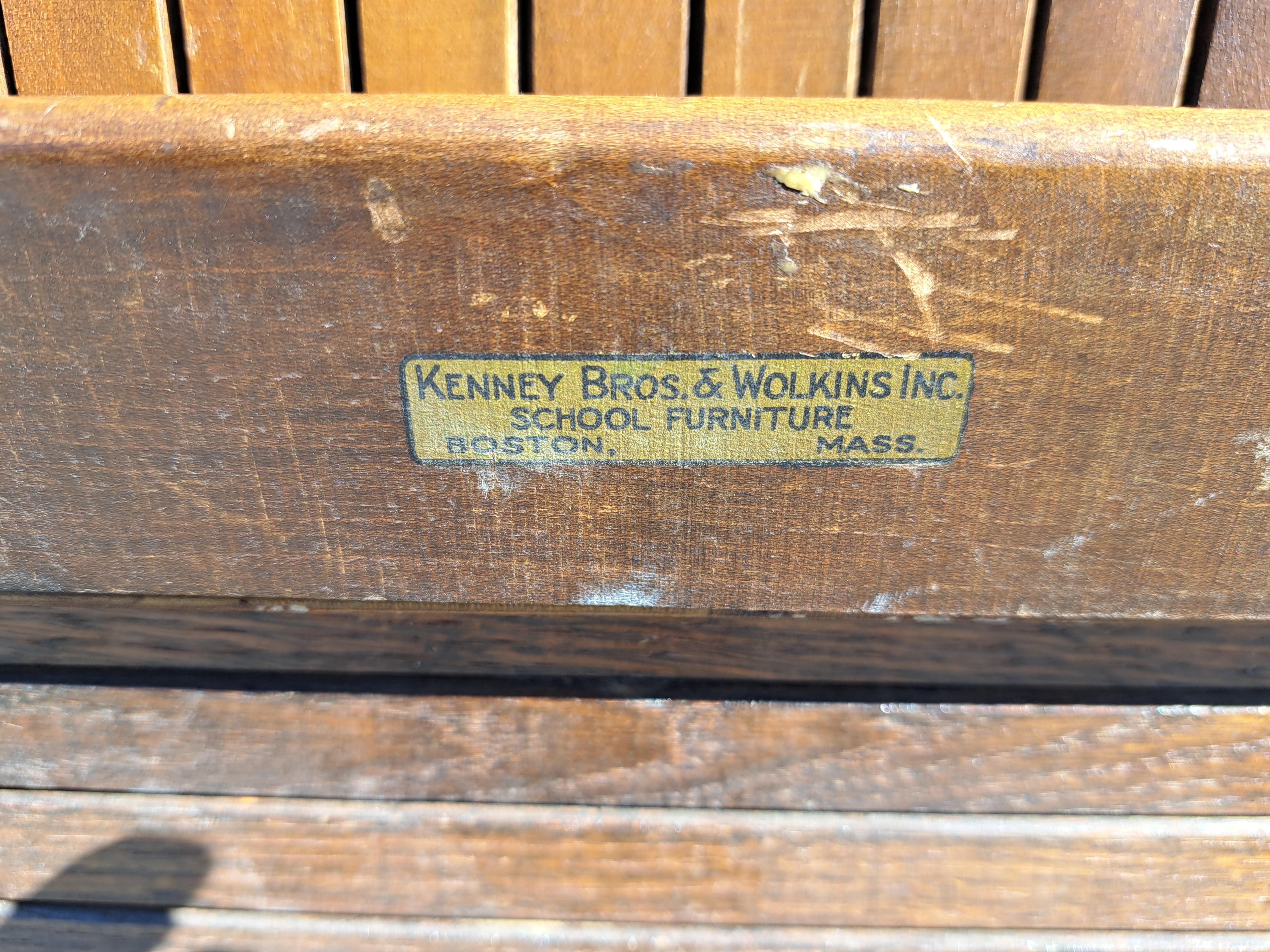 Satz von vier antiken Holzklappstühlen im Angebot 6