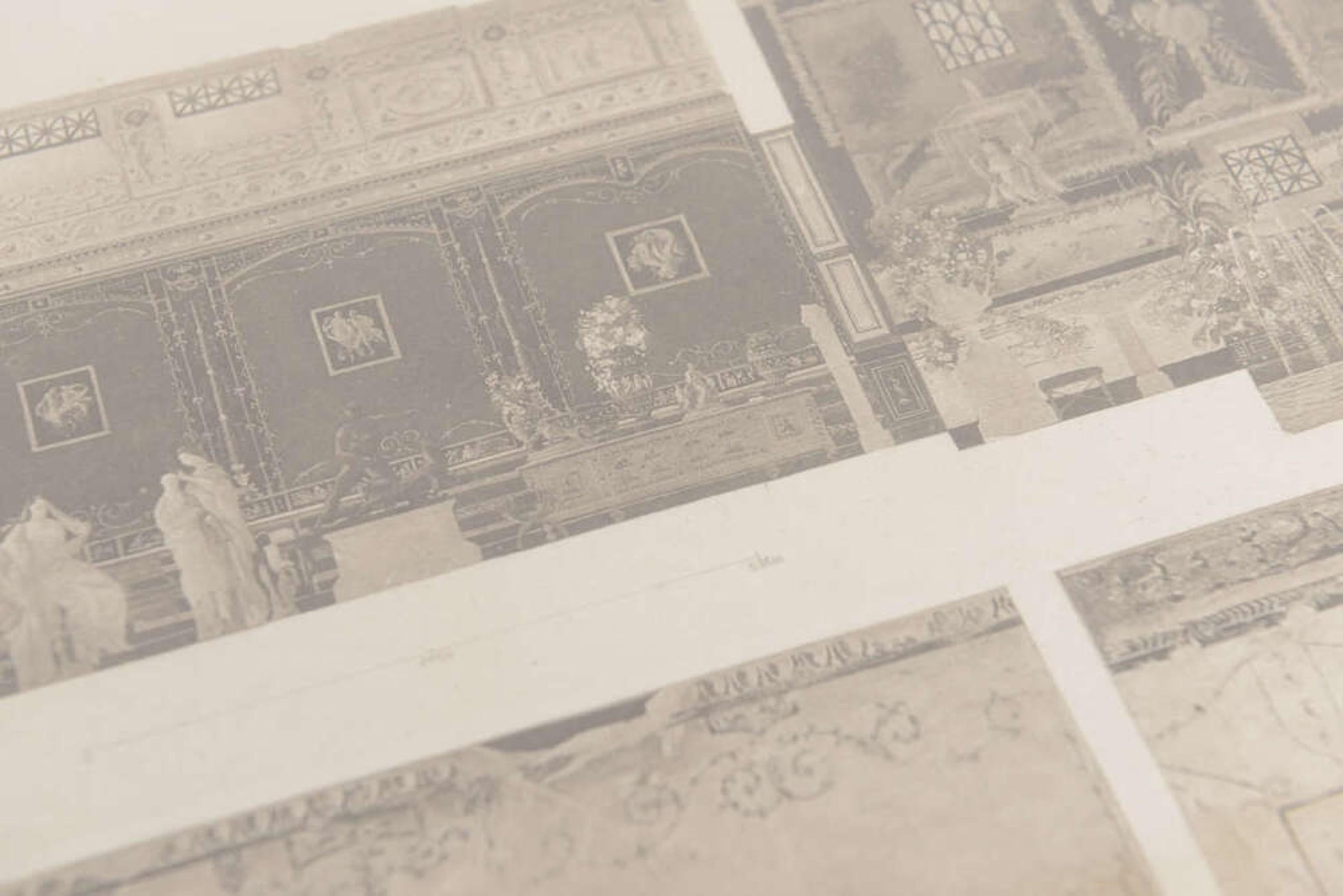 Set von vier architektonischen Gravuren in der Art von Piranesi im Angebot 2