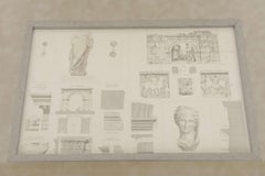 Set of Four Architectural Engravings in the Manner of Piranesi