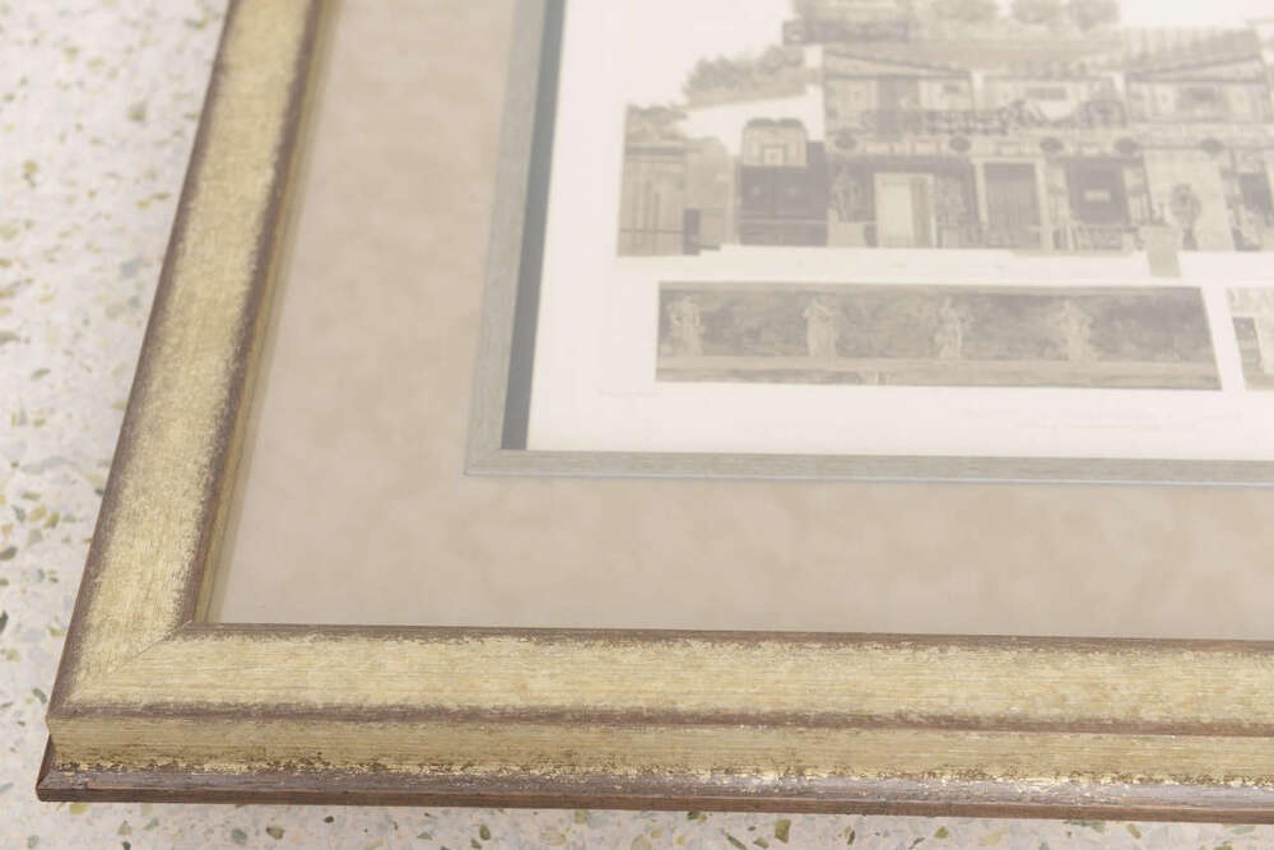 Set von vier architektonischen Gravuren in der Art von Piranesi im Zustand „Gut“ im Angebot in Queens, NY