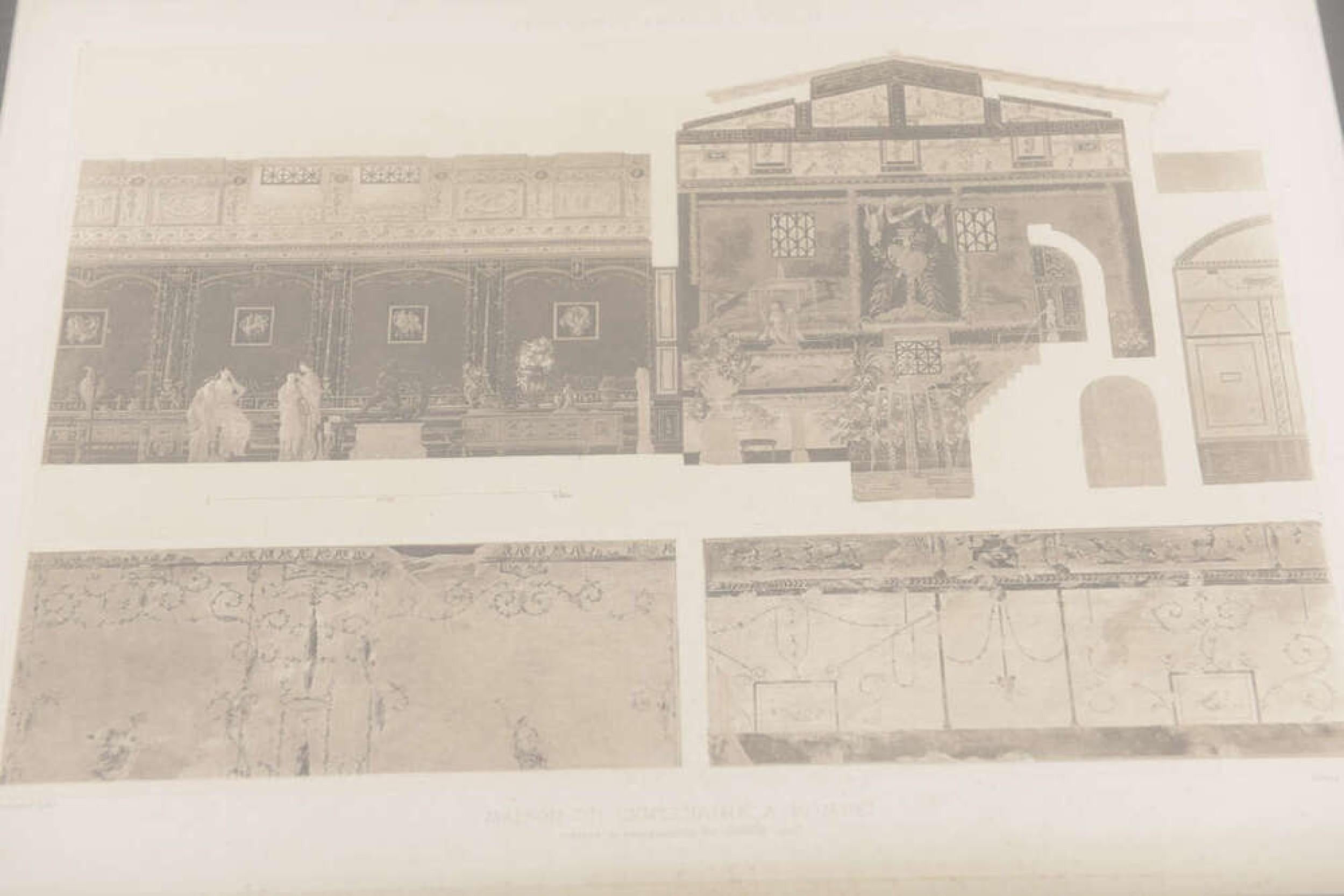 Set von vier architektonischen Gravuren in der Art von Piranesi im Angebot 1