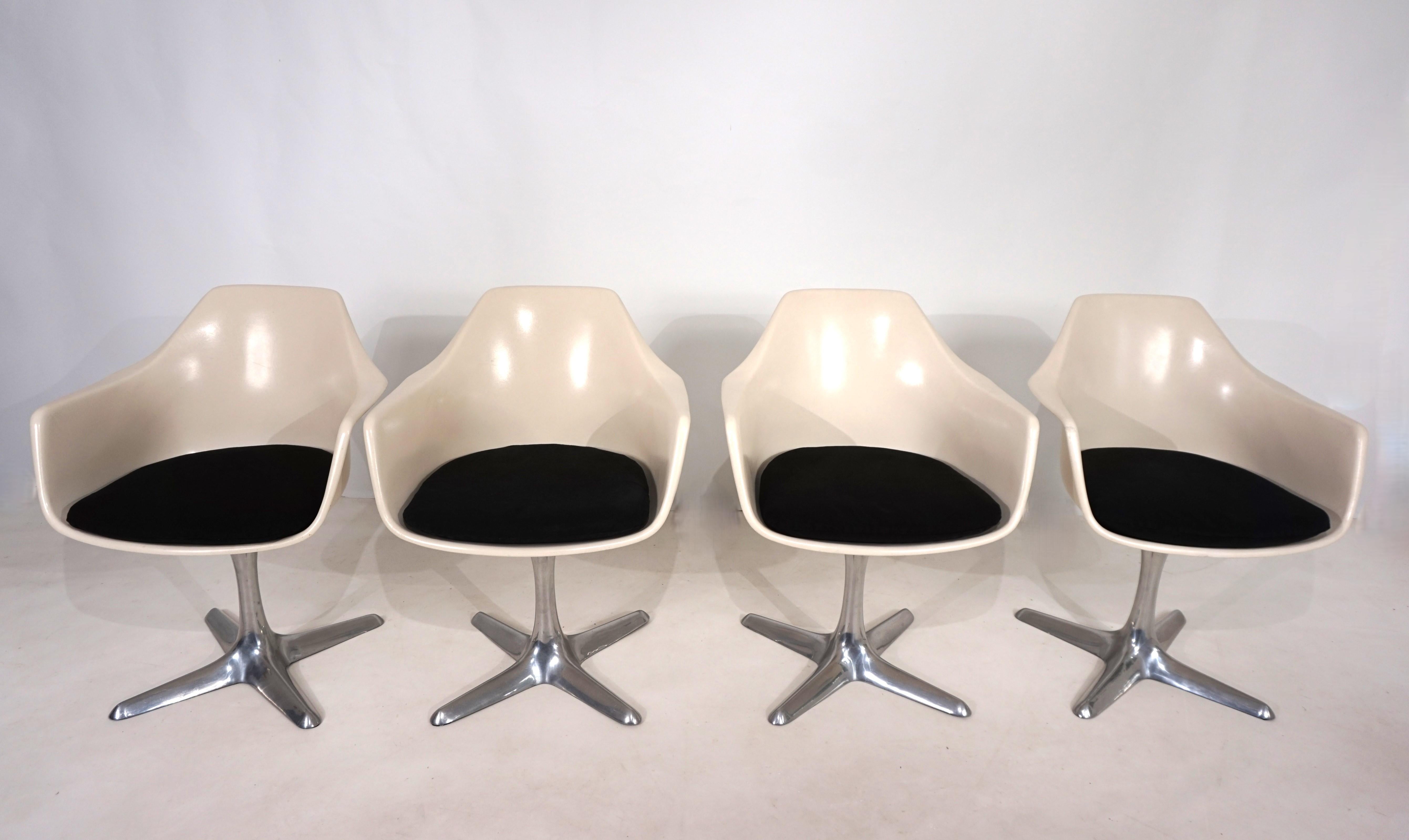 Set of four Arkana 116 dining chairs by Maurice Burke, 1960 en vente 3