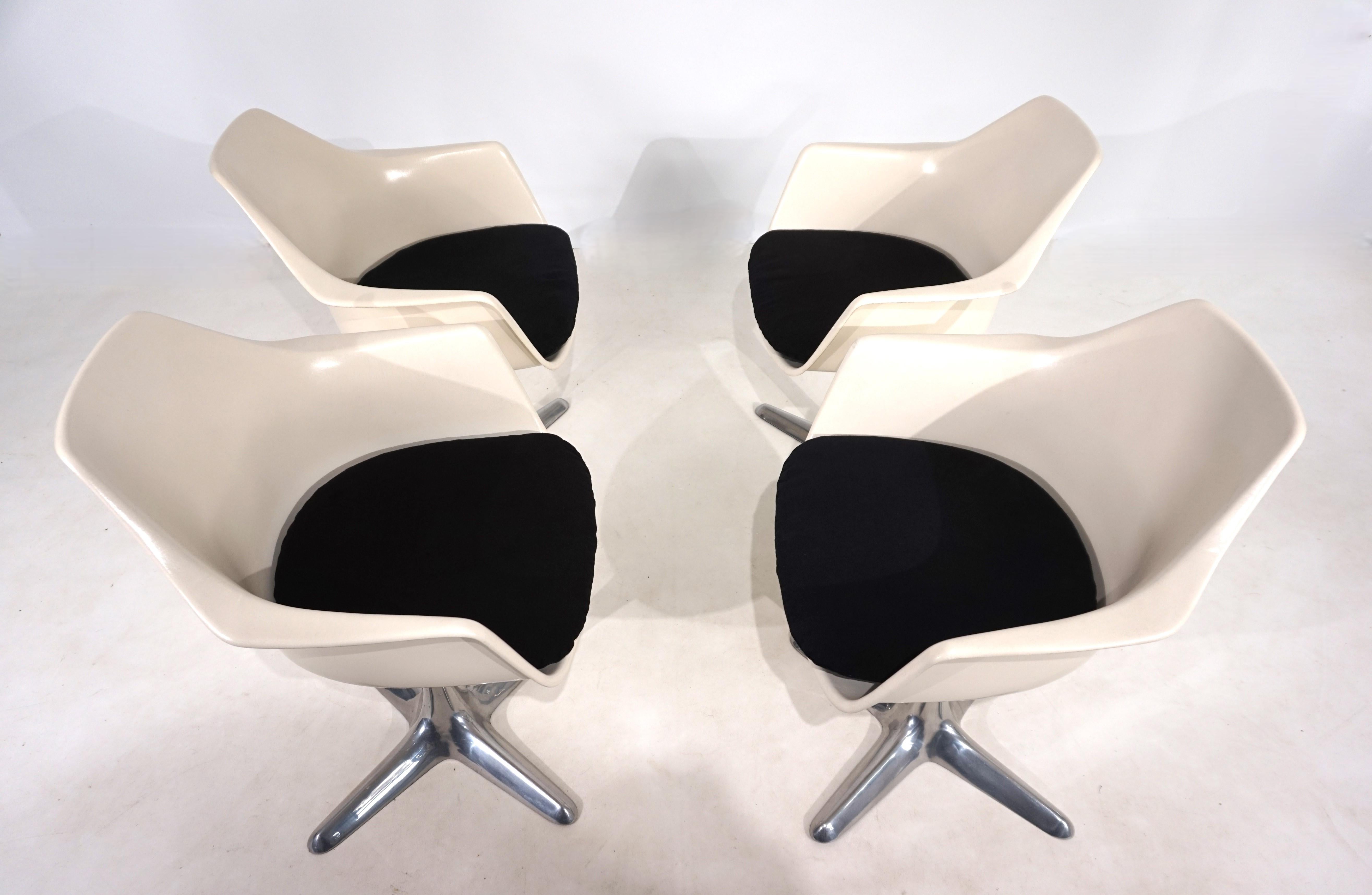 Set of four Arkana 116 dining chairs by Maurice Burke, 1960 en vente 9