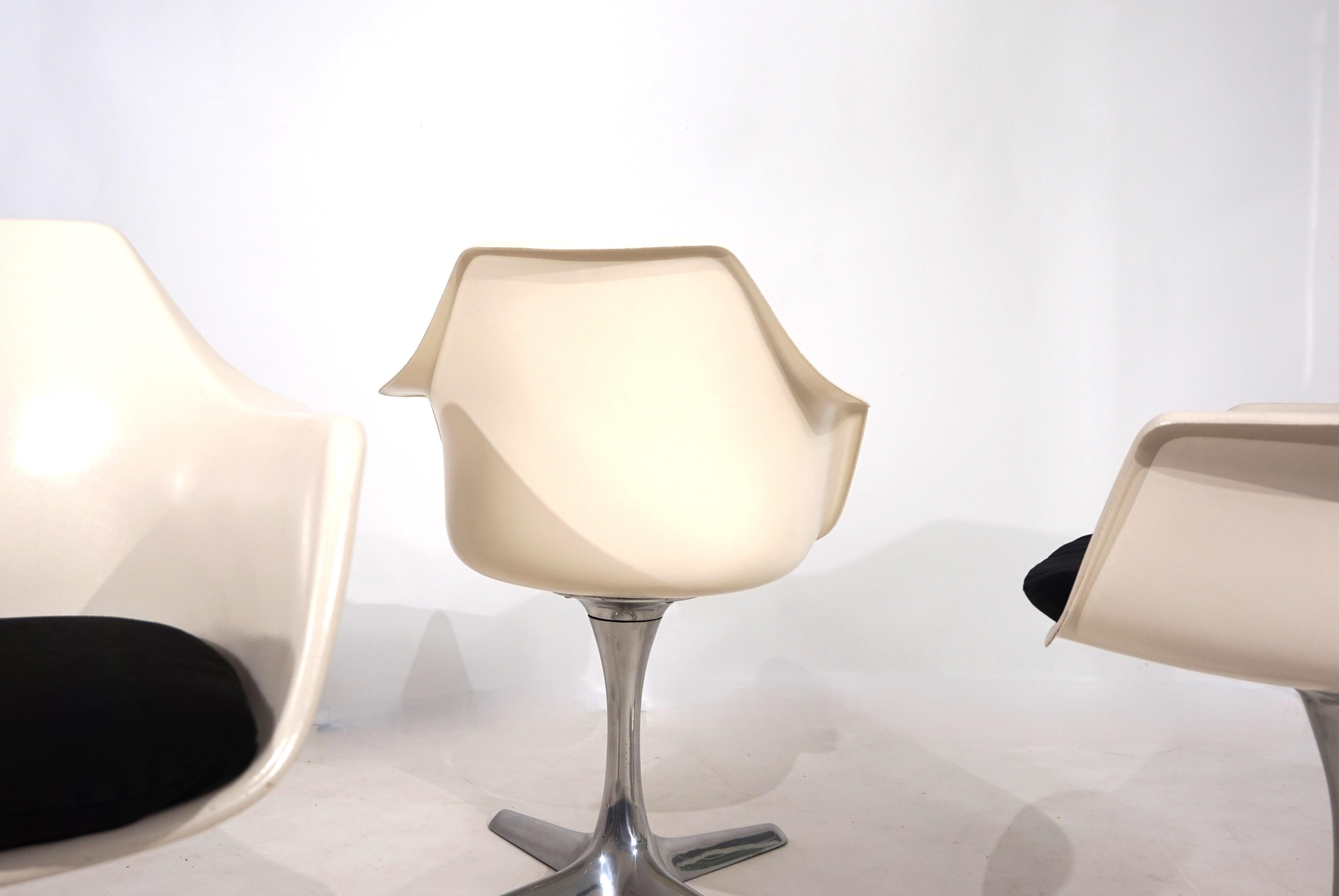 Set of four Arkana 116 dining chairs by Maurice Burke, 1960 en vente 1