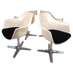 Set of four Arkana 116 dining chairs by Maurice Burke, 1960