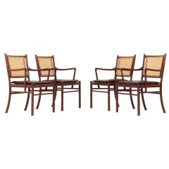 Set of Four Armchairs by Ole Wanscher