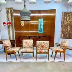 Juego de cuatro sillones de Adolfo Genovese de F & G Handmade Furniture