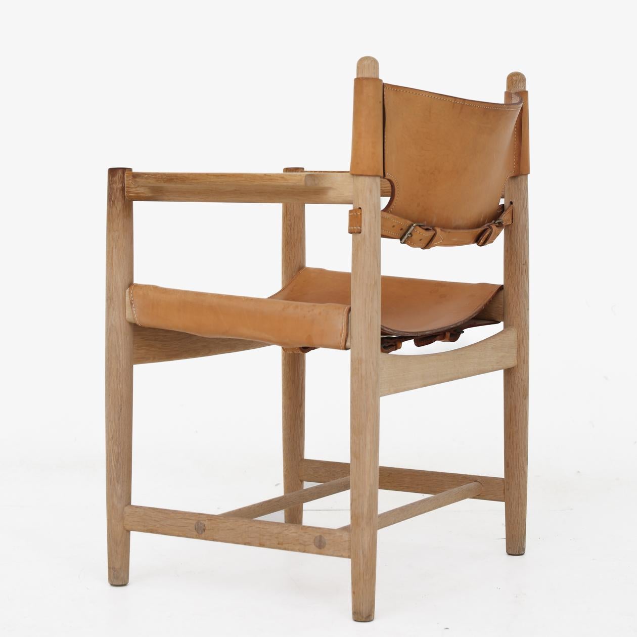 Scandinavian Modern Set of Four Armchairs by Børge Mogensen For Sale