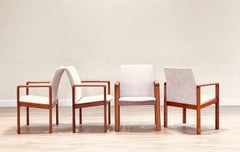 Set of four armchairs by Dyrlund in teak