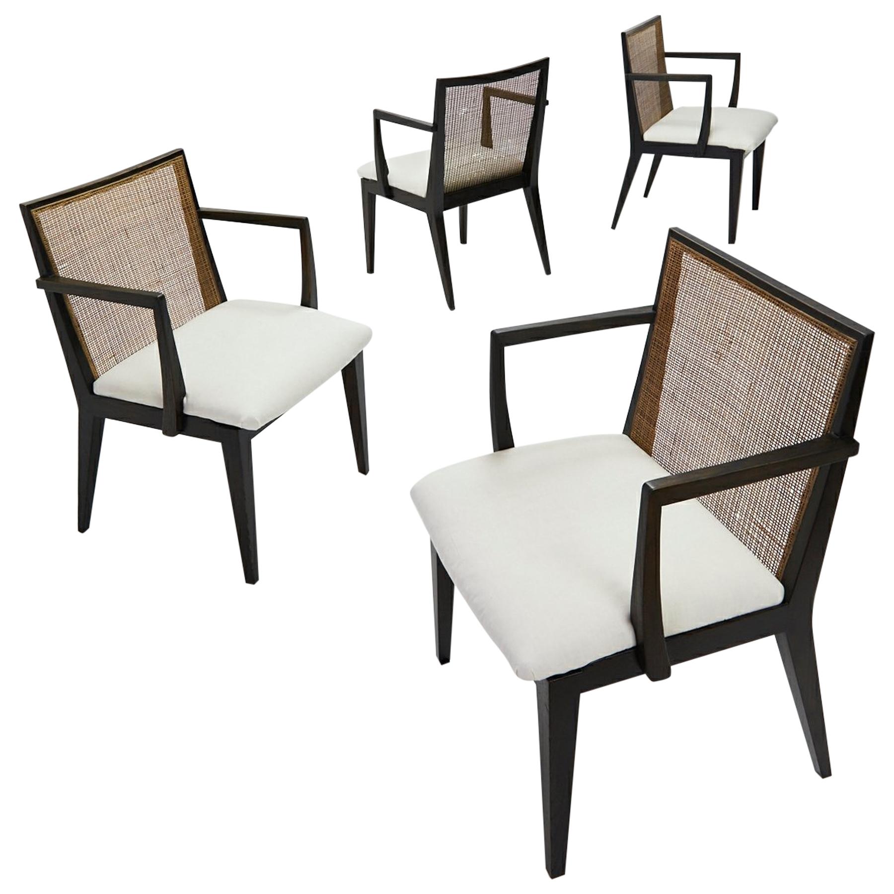Set of Four Armchairs by Edward Wormley for Dunbar, ca. 1959