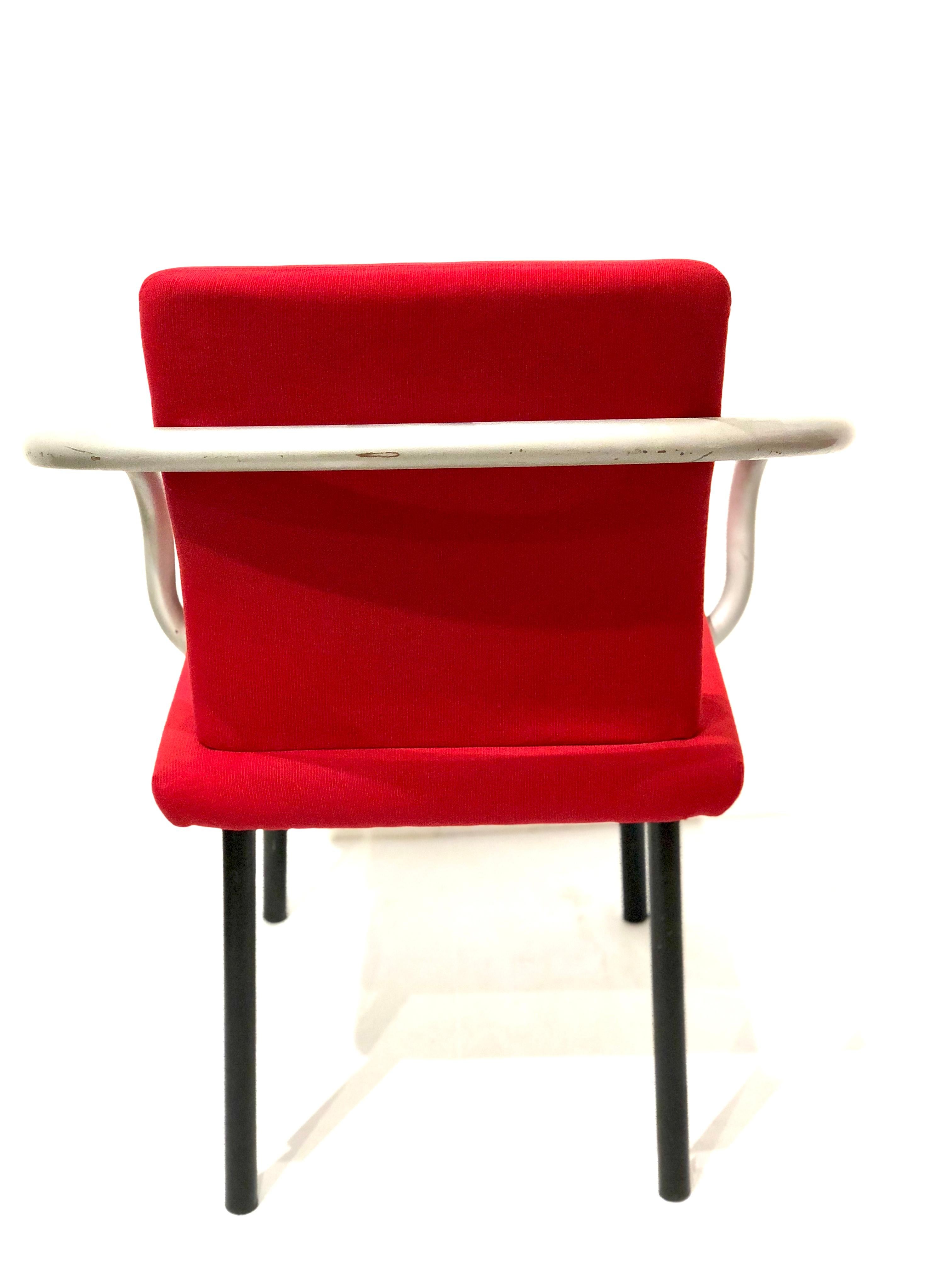 Postmoderne Ensemble de 4 fauteuils d'Ettore Sottsass pour Knoll, époque Memphis en vente