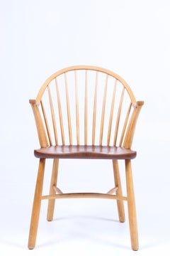 Set of Four Armchairs by Palle Suenson, Made in Denmark, 1940s