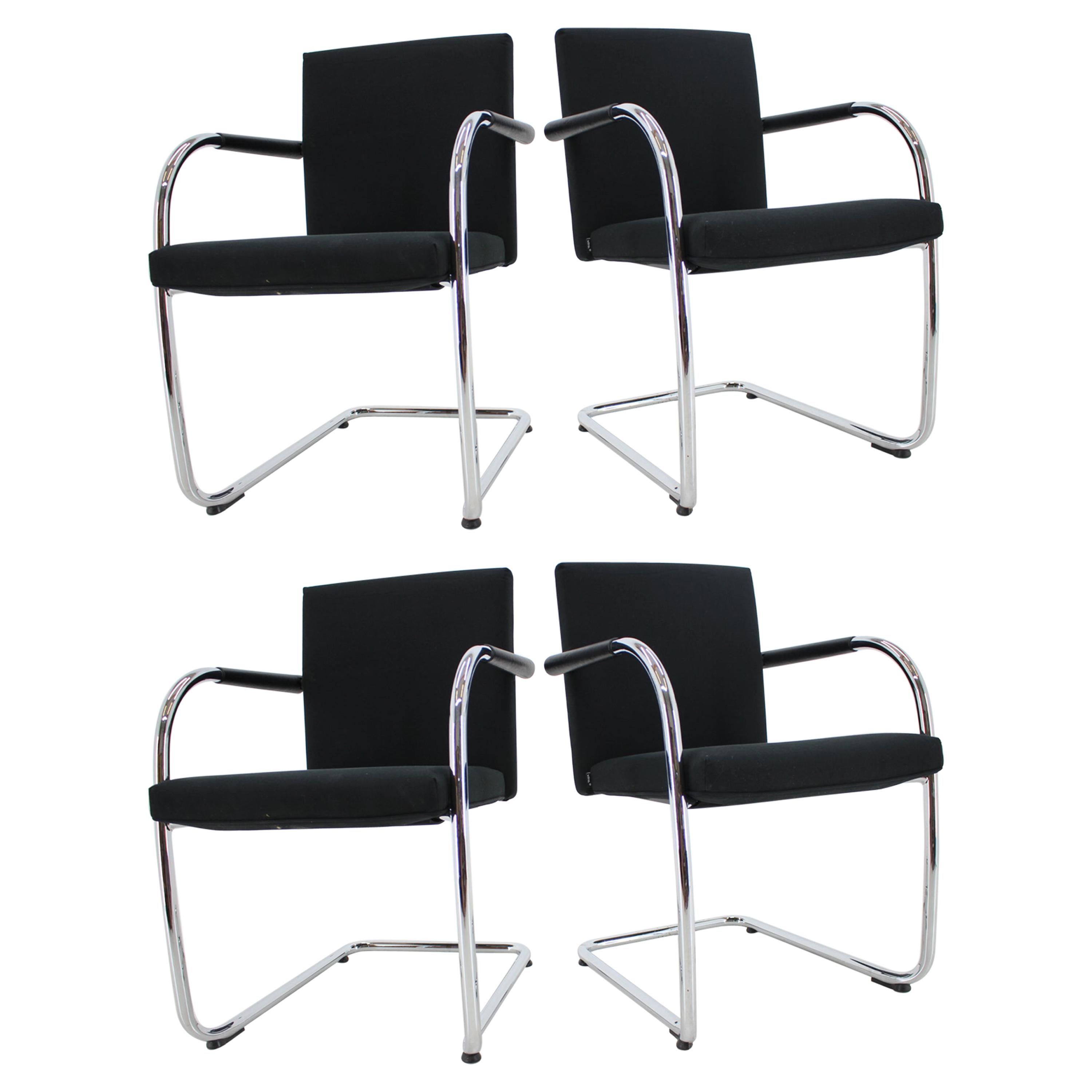 Set of Four Armchairs design Antonio Citterio & Glen Oliver Löw, Vitra, 1990s For Sale