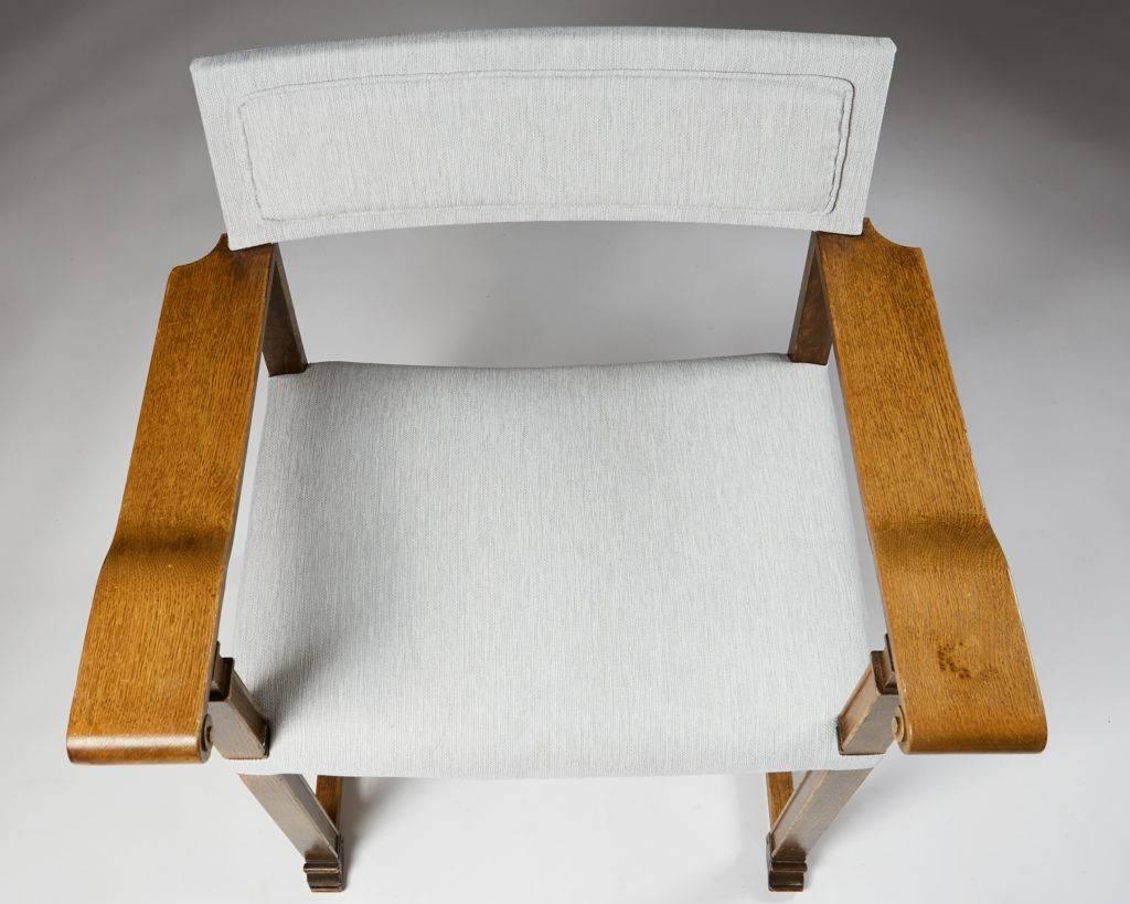 Set of Four Armchairs Designed by Carl Bergsten, Sweden, 1920s 3