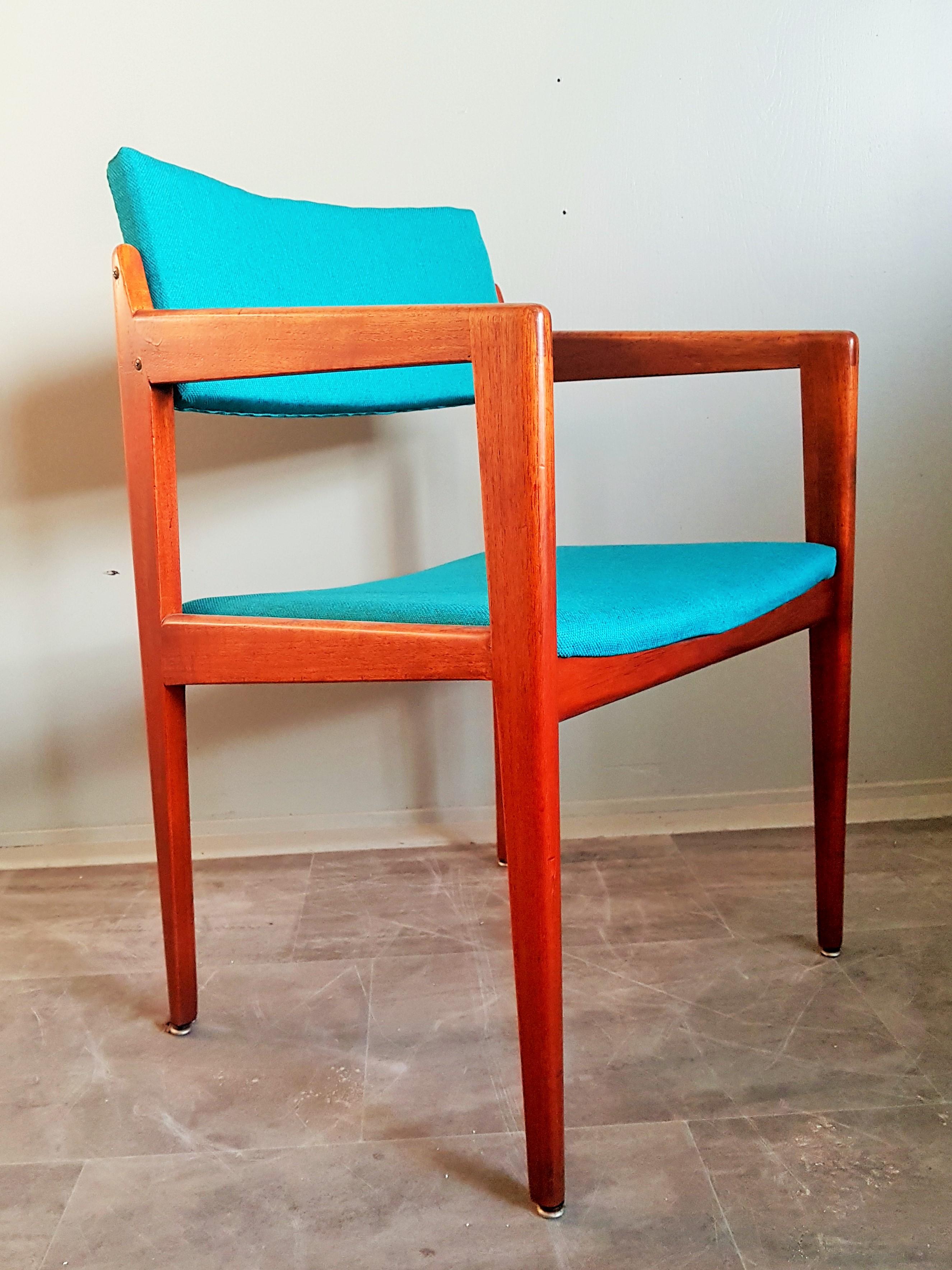 Set of Four Armchairs Dining Chairs Danish Teak from Thonet, 1960s 9
