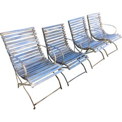 Set of Four Armchairs from the Promenade des Anglais, Nice