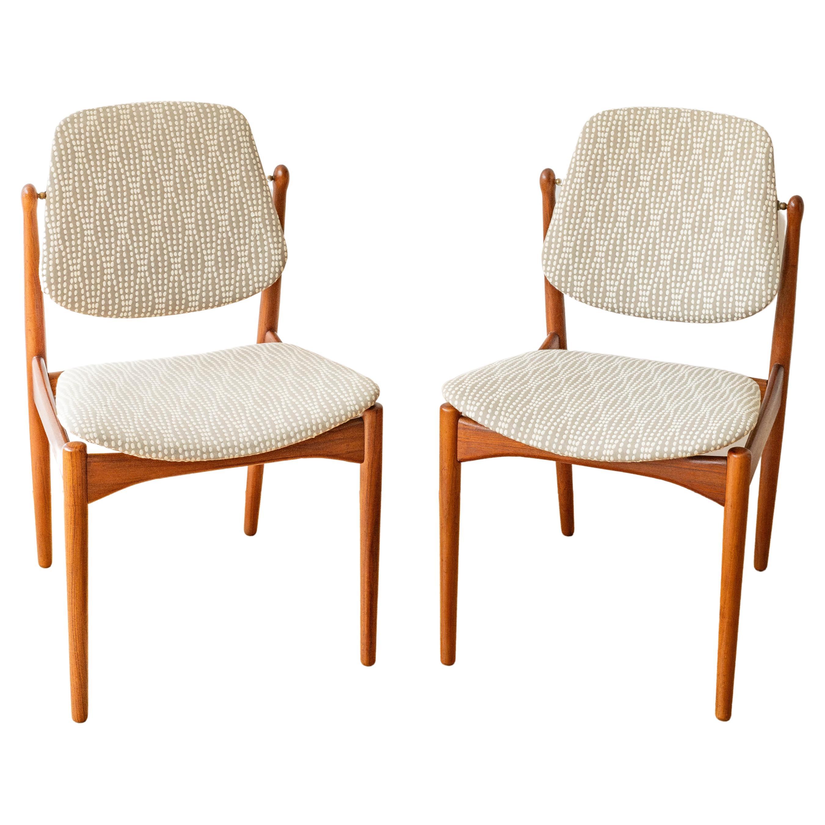 Set of Four Arne Vodder Dining Chairs