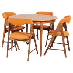 Set of Four Arne Vodder Dining Chairs in Teak