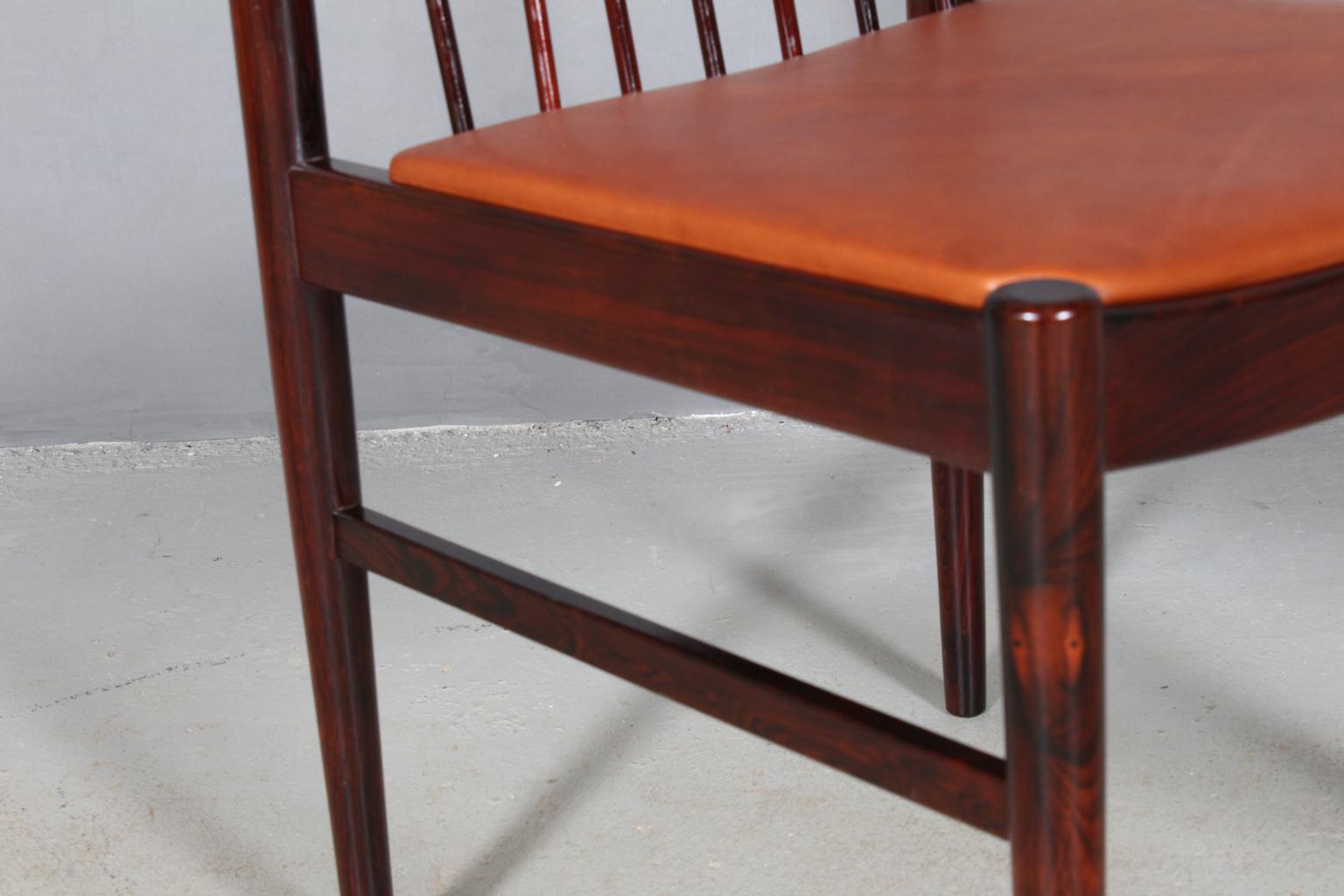 Set of six Arne Vodder chairs 4