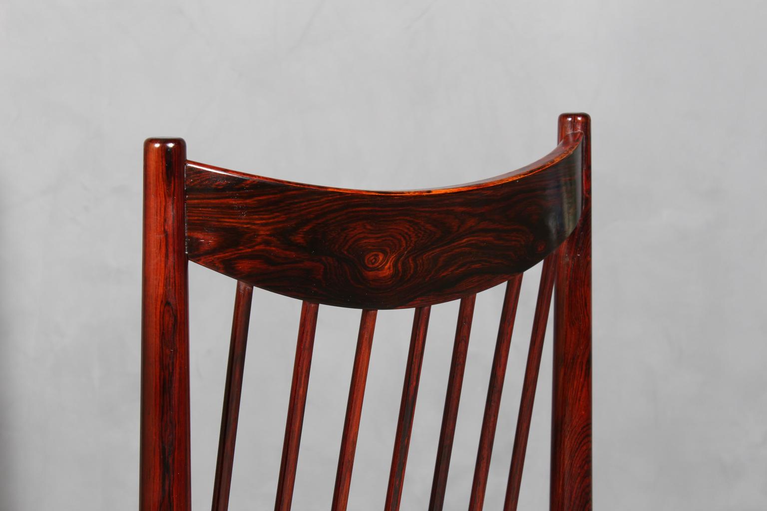 Scandinavian Modern Set of six Arne Vodder chairs