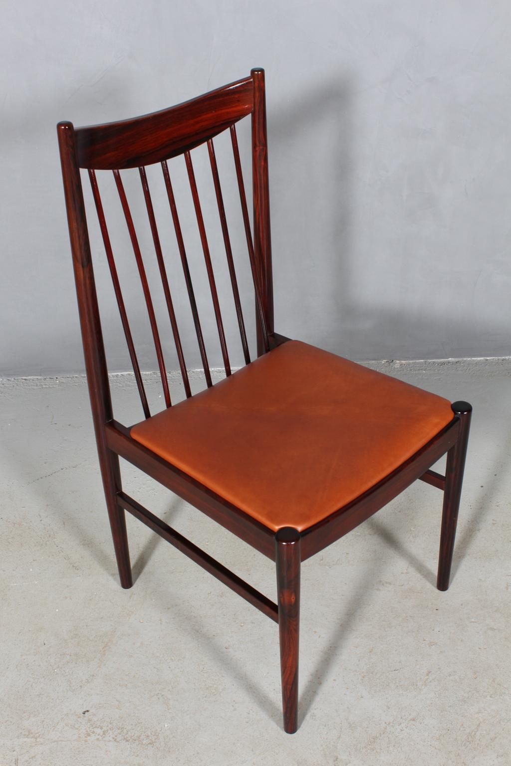 Mid-20th Century Set of six Arne Vodder chairs