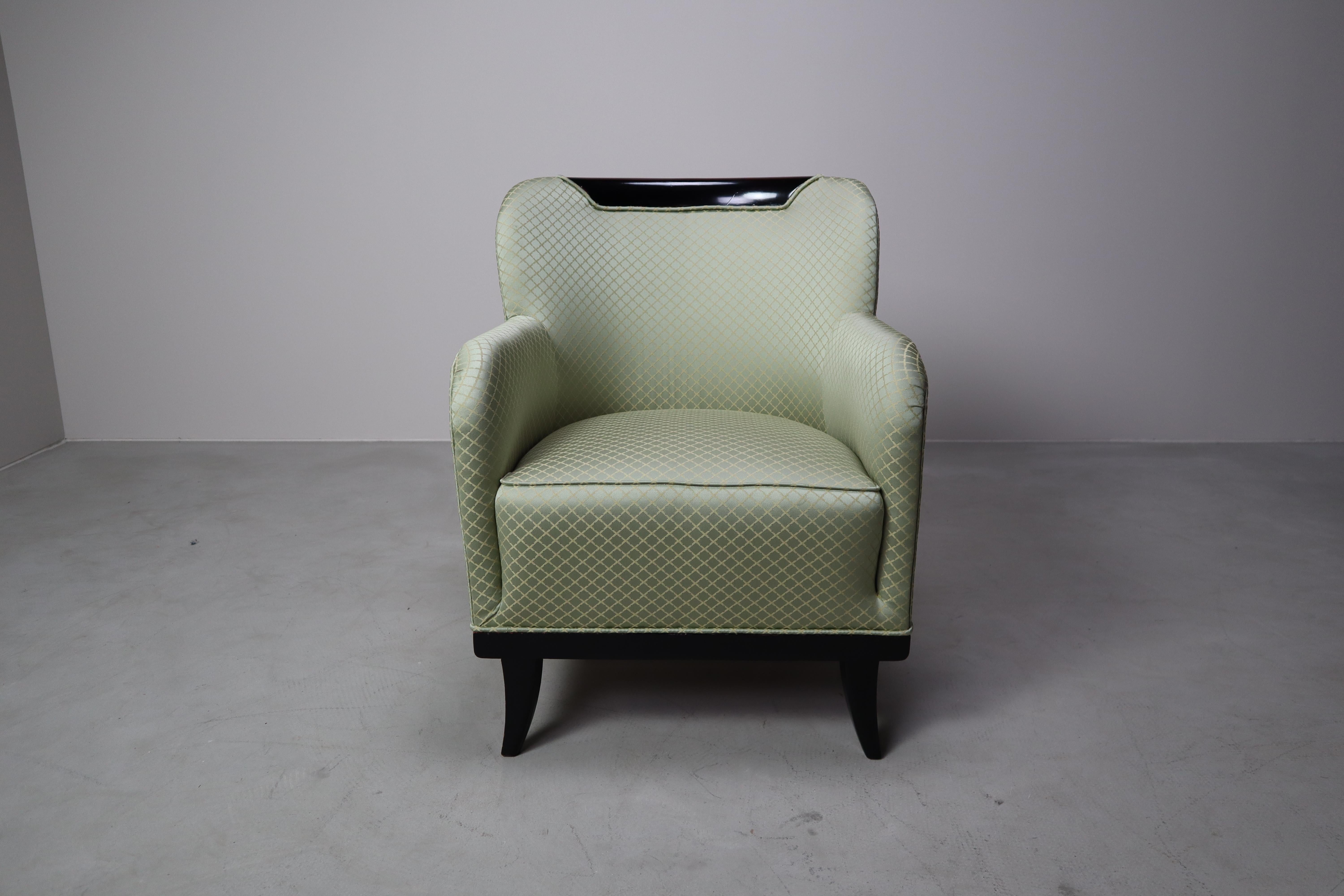 Set di quattro poltrone Art Déco, 1930-1950 in vendita 8