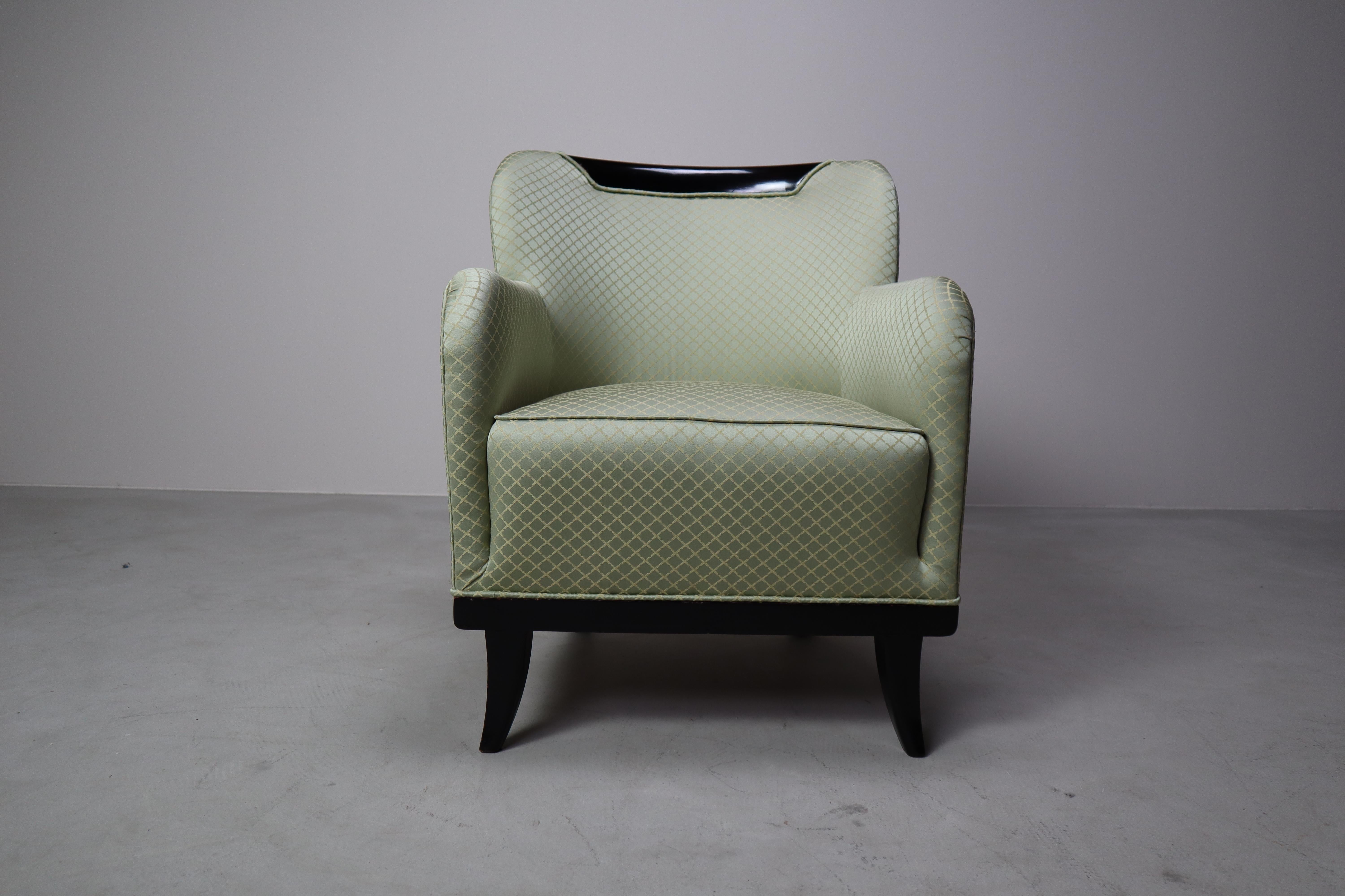 Set di quattro poltrone Art Déco, 1930-1950 in vendita 2