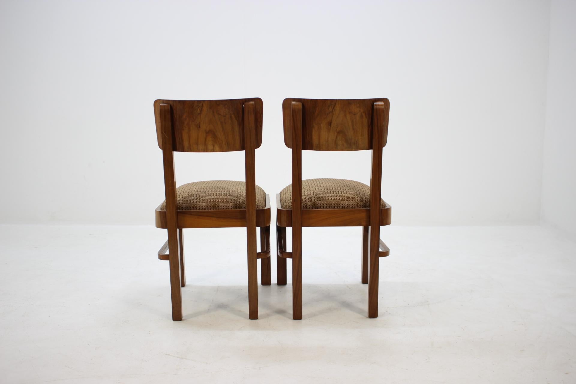 Set of Four Art Deco Chairs, 1930s For Sale 2