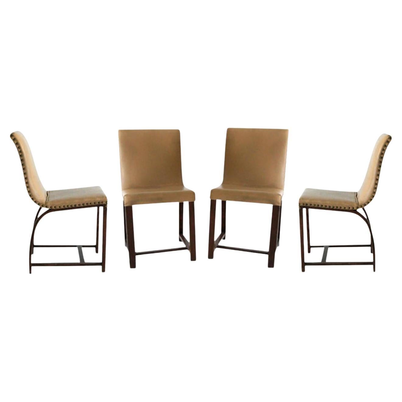 Set of Four Art Deco Chairs Gilbert Rohde Heywood Wakefield For Sale 9
