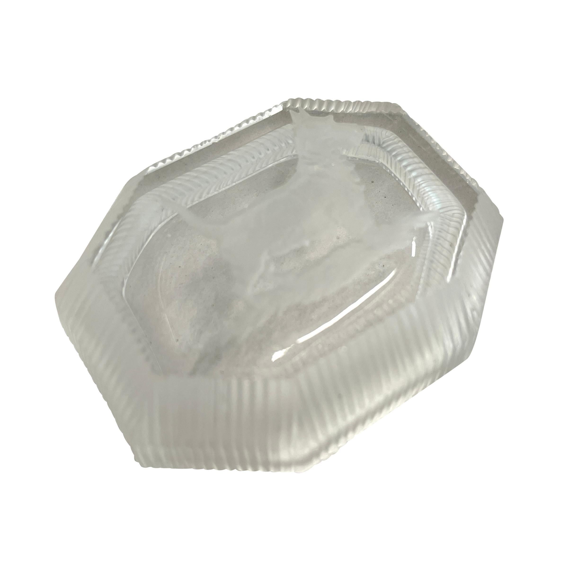 Set von vier Scottie-Salzkellern aus Kristall im Art-déco-Stil im Angebot 2