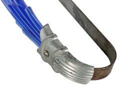 Set of Four Art Deco Curtain Tie Backs in Glass and Metal, circa 1930s