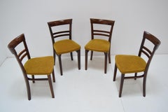 Set of Four Art Deco Dining Chairs by Fischel, 1930s