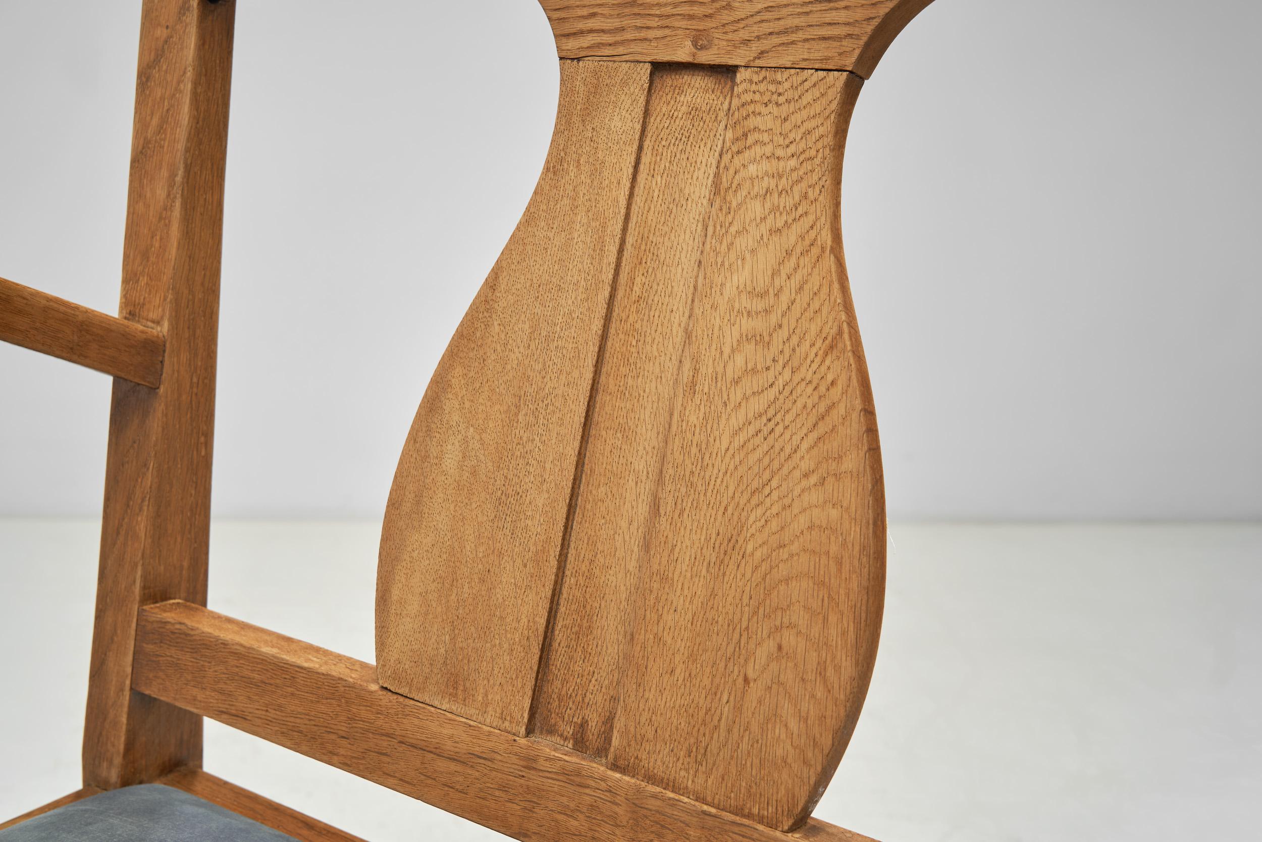 Set di quattro sedie da pranzo Art Déco, Europa, inizio XX secolo in vendita 4