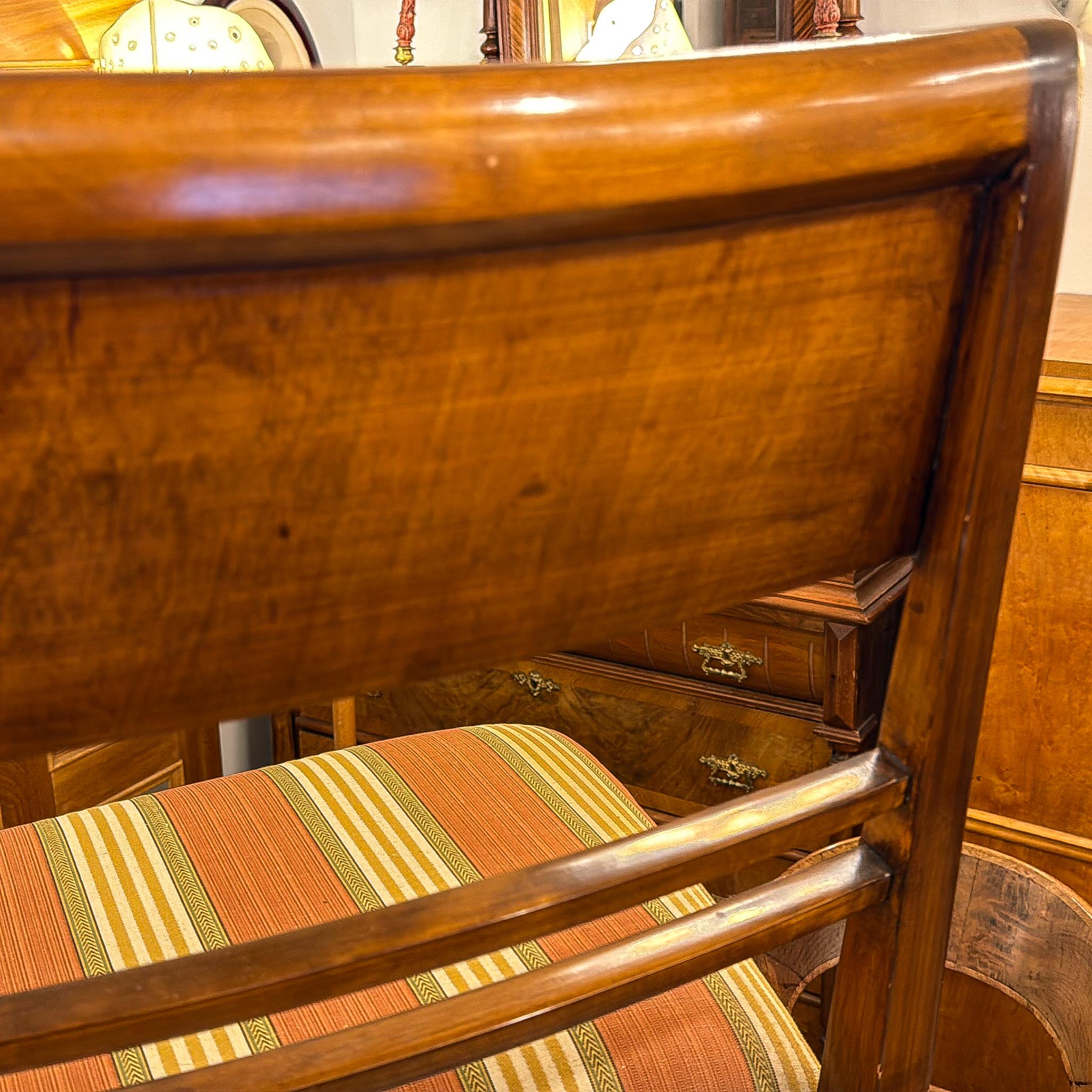 Set of Four Art Deco Side Chairs For Sale 9