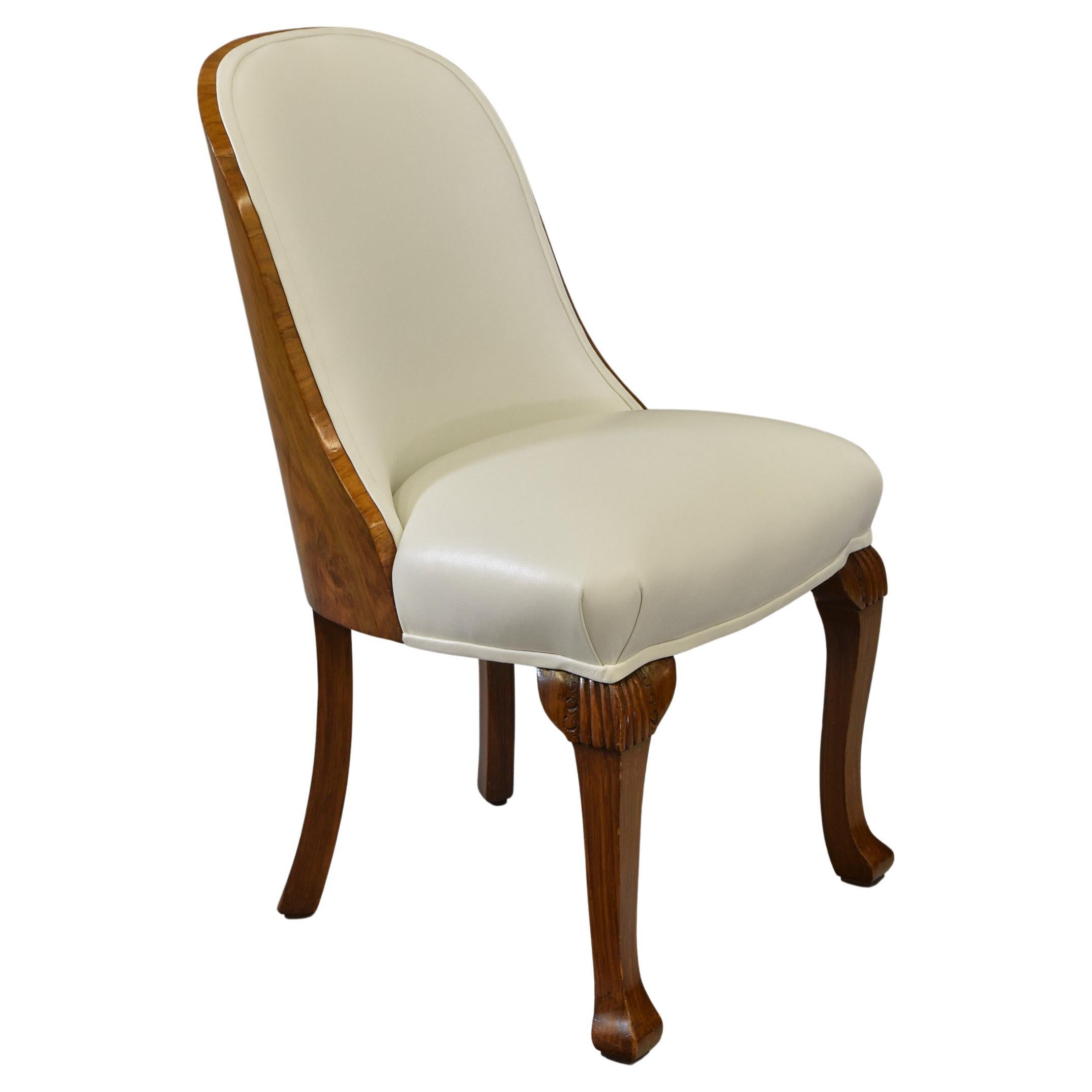 leather tib dining chair