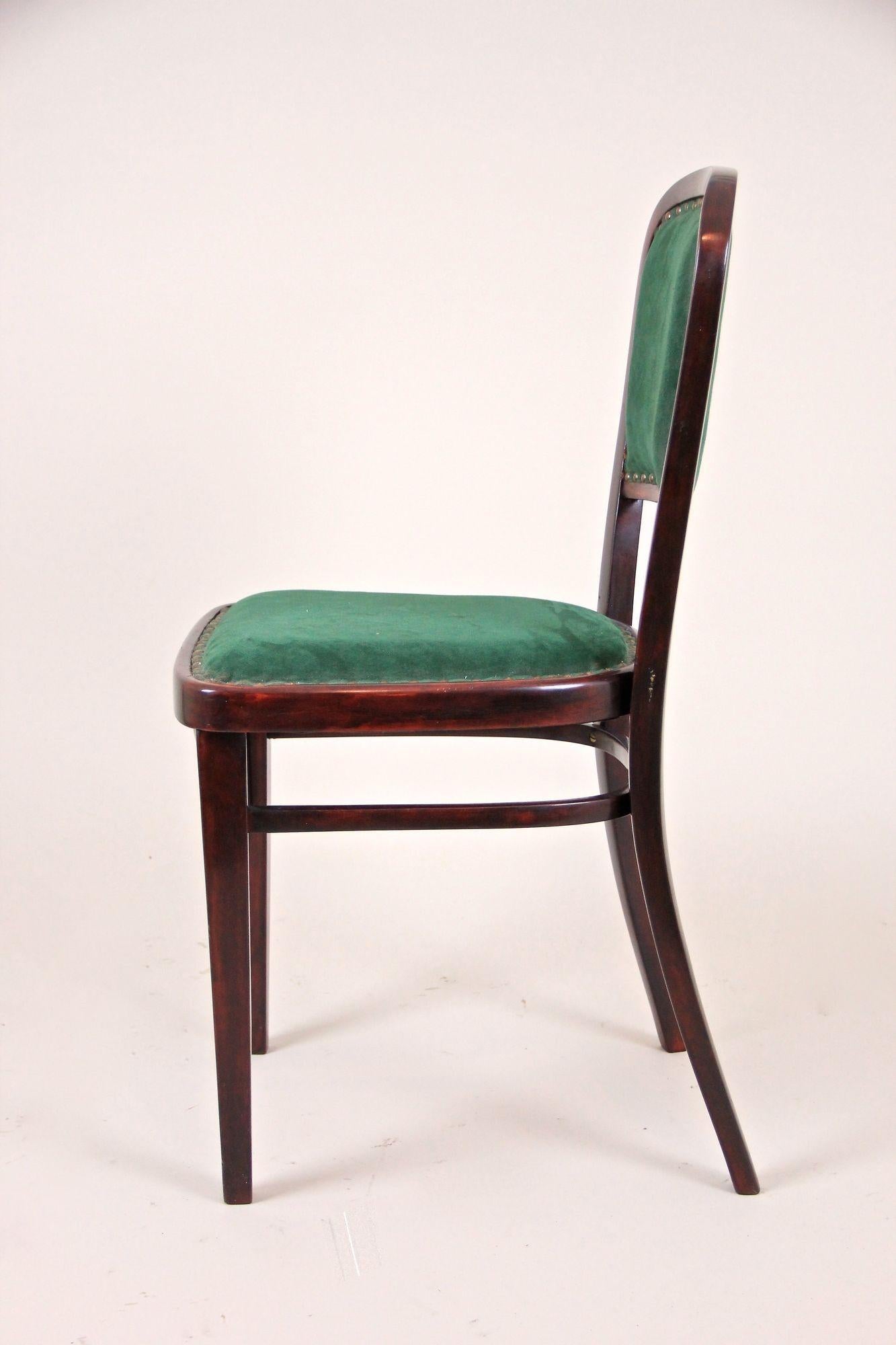 XX secolo Set di quattro sedie Thonet in stile Art Nouveau di Marcel Kammerer, Austria, circa 1910 in vendita