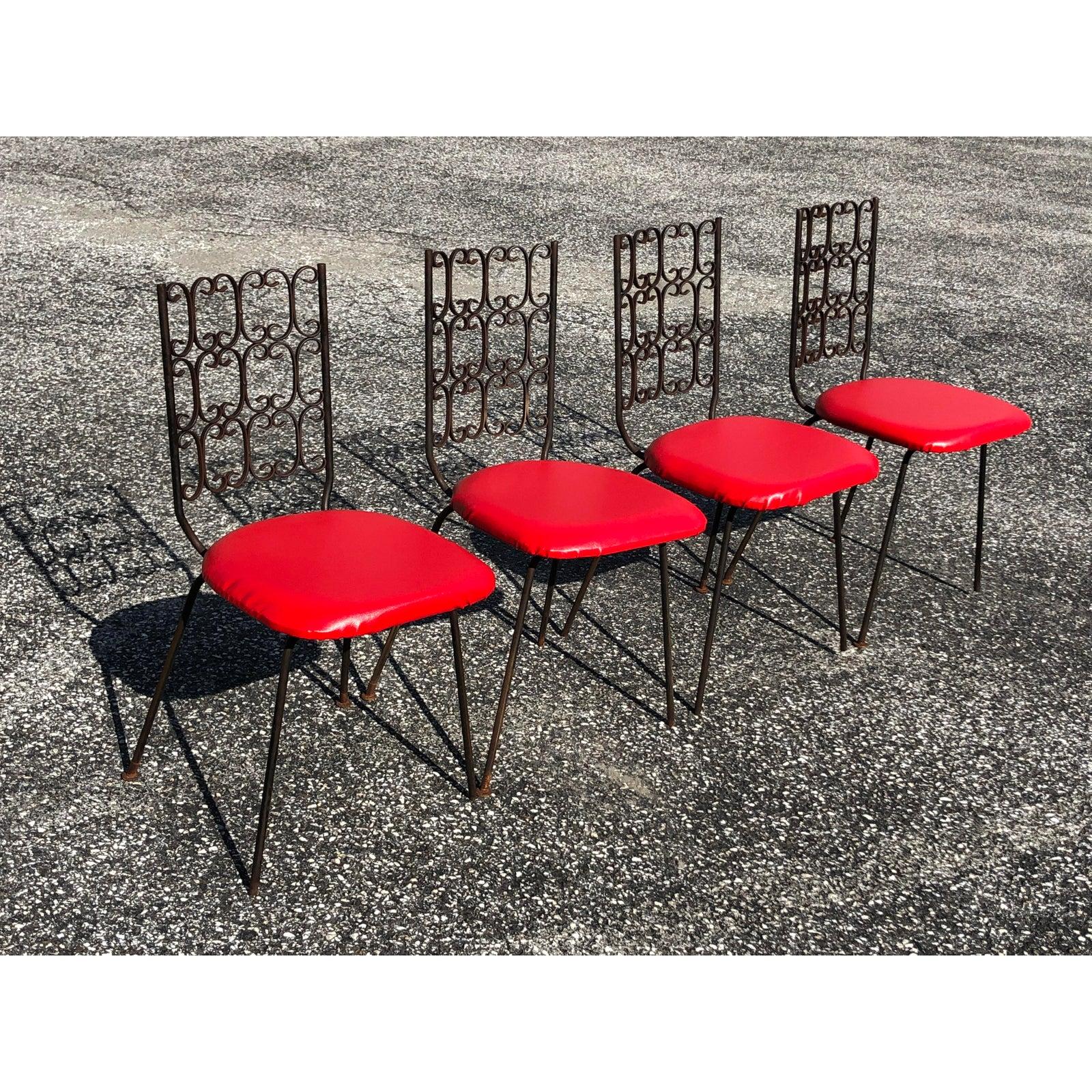 Set of Four Arthur Umanoff Granada Chairs  3