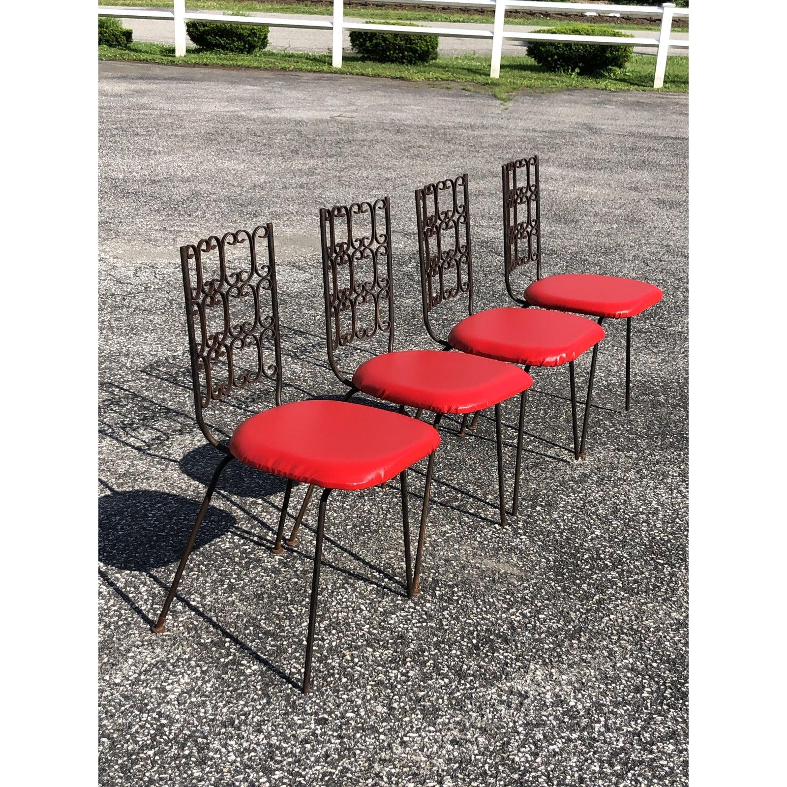 Set of Four Arthur Umanoff Granada Chairs  7