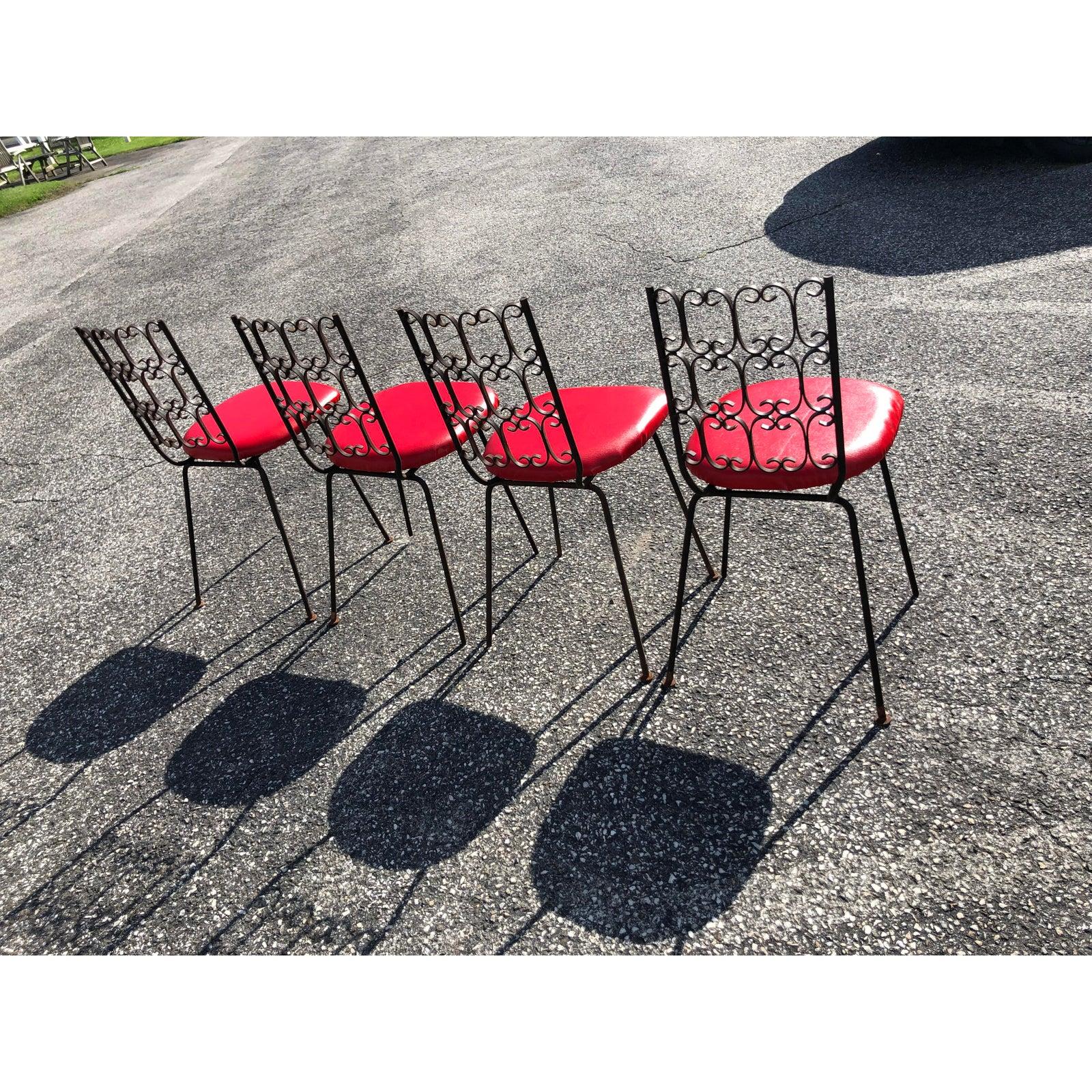 Set of Four Arthur Umanoff Granada Chairs  8