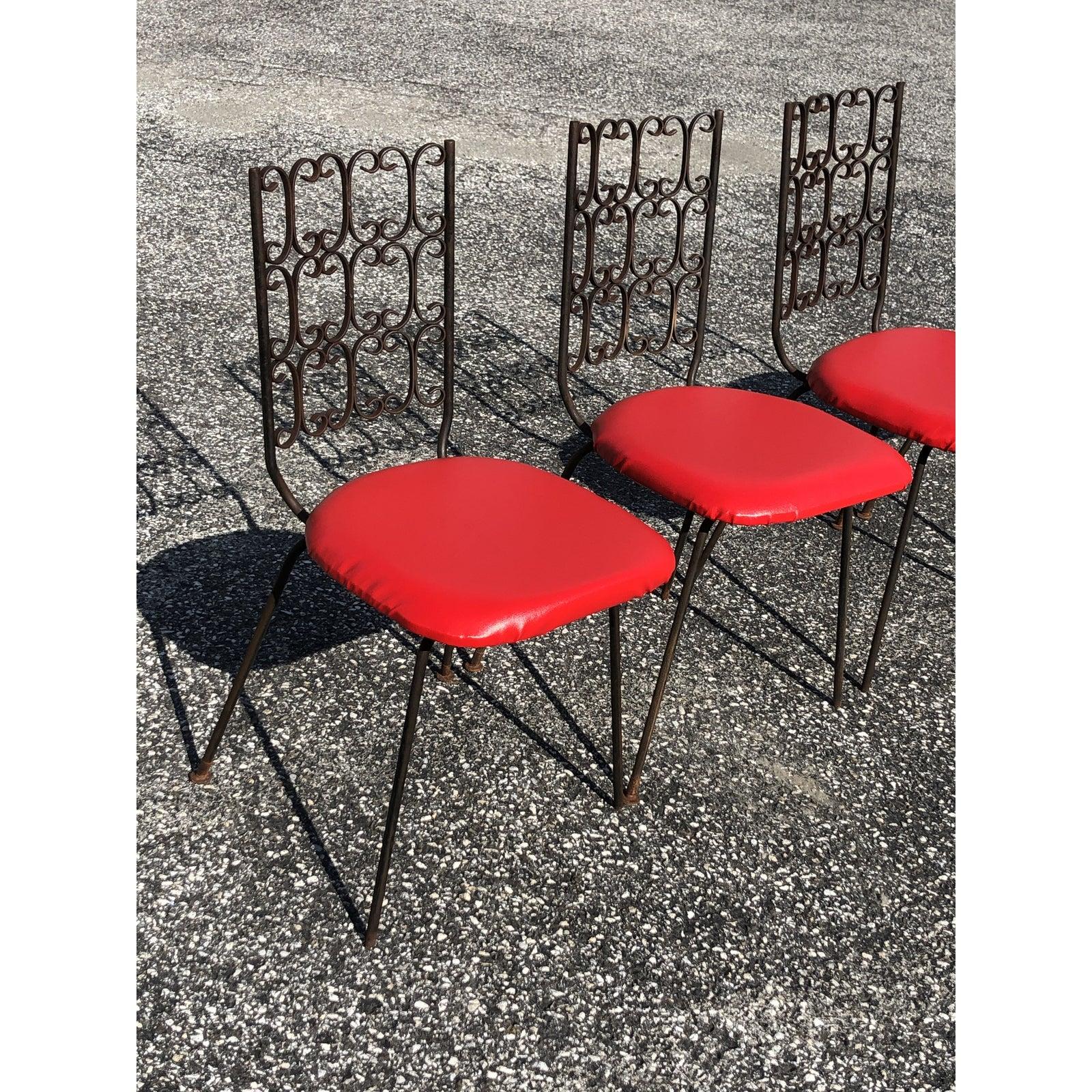 Set of Four Arthur Umanoff Granada Chairs  9