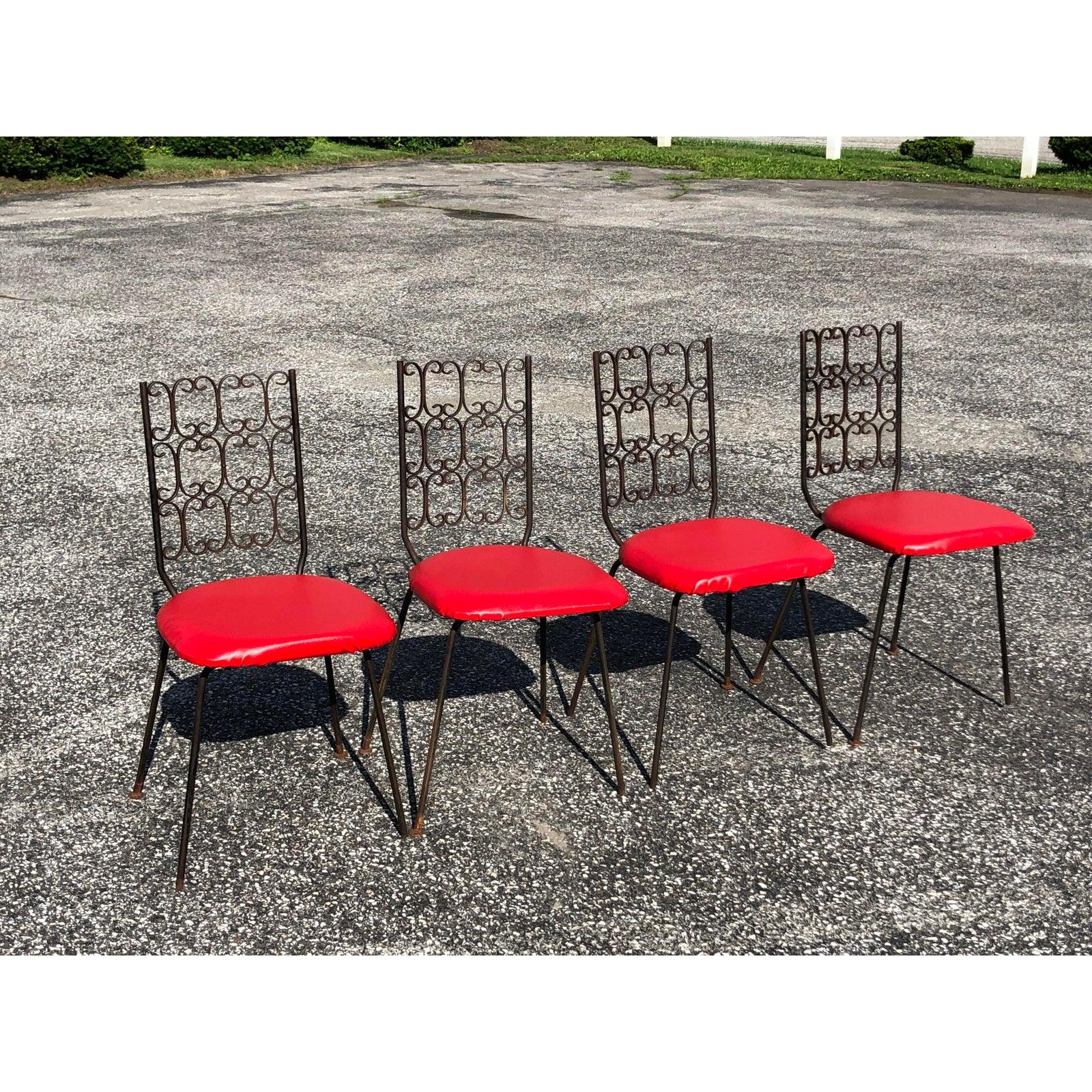 Set of Four Arthur Umanoff Granada Chairs  10