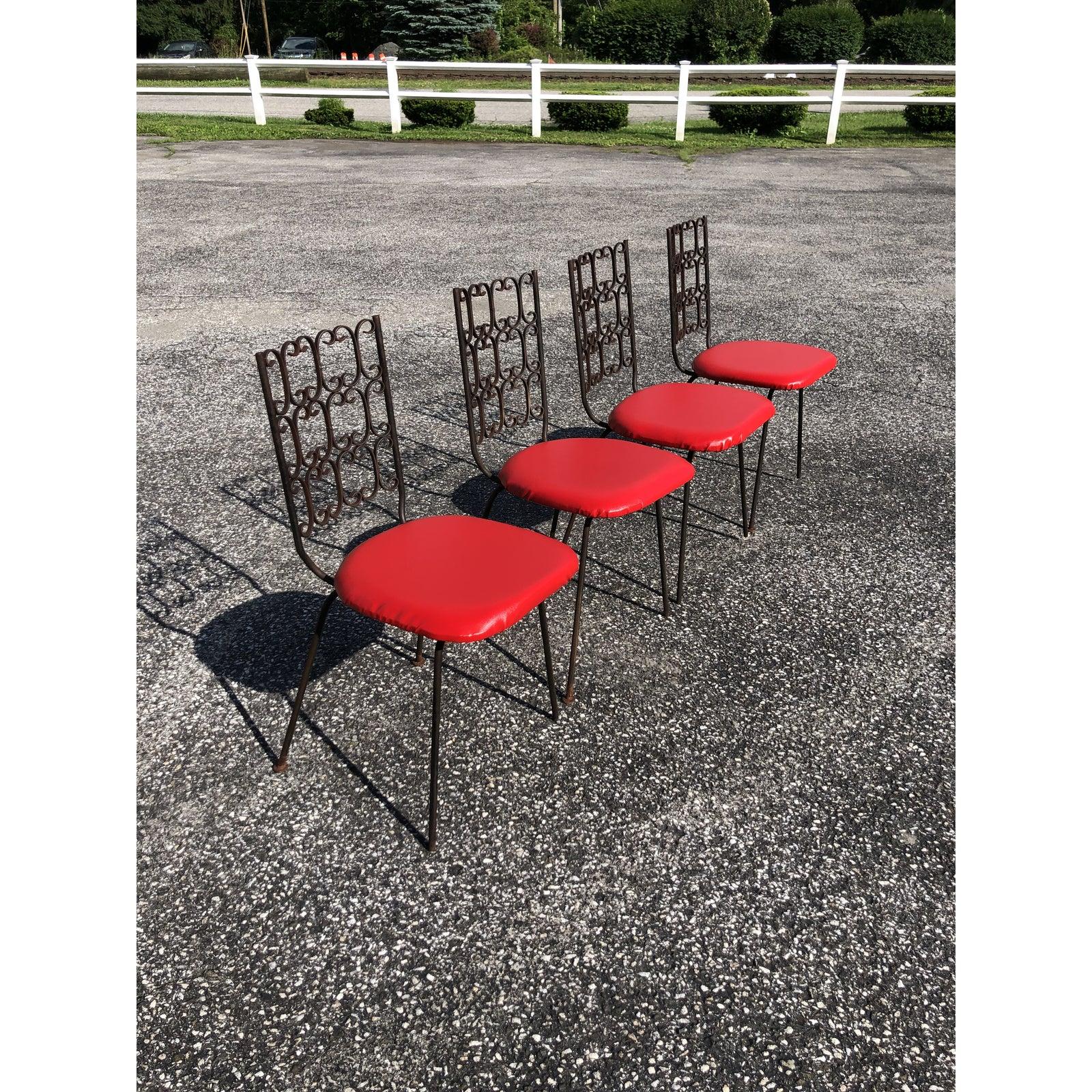 Set of Four Arthur Umanoff Granada Chairs  11