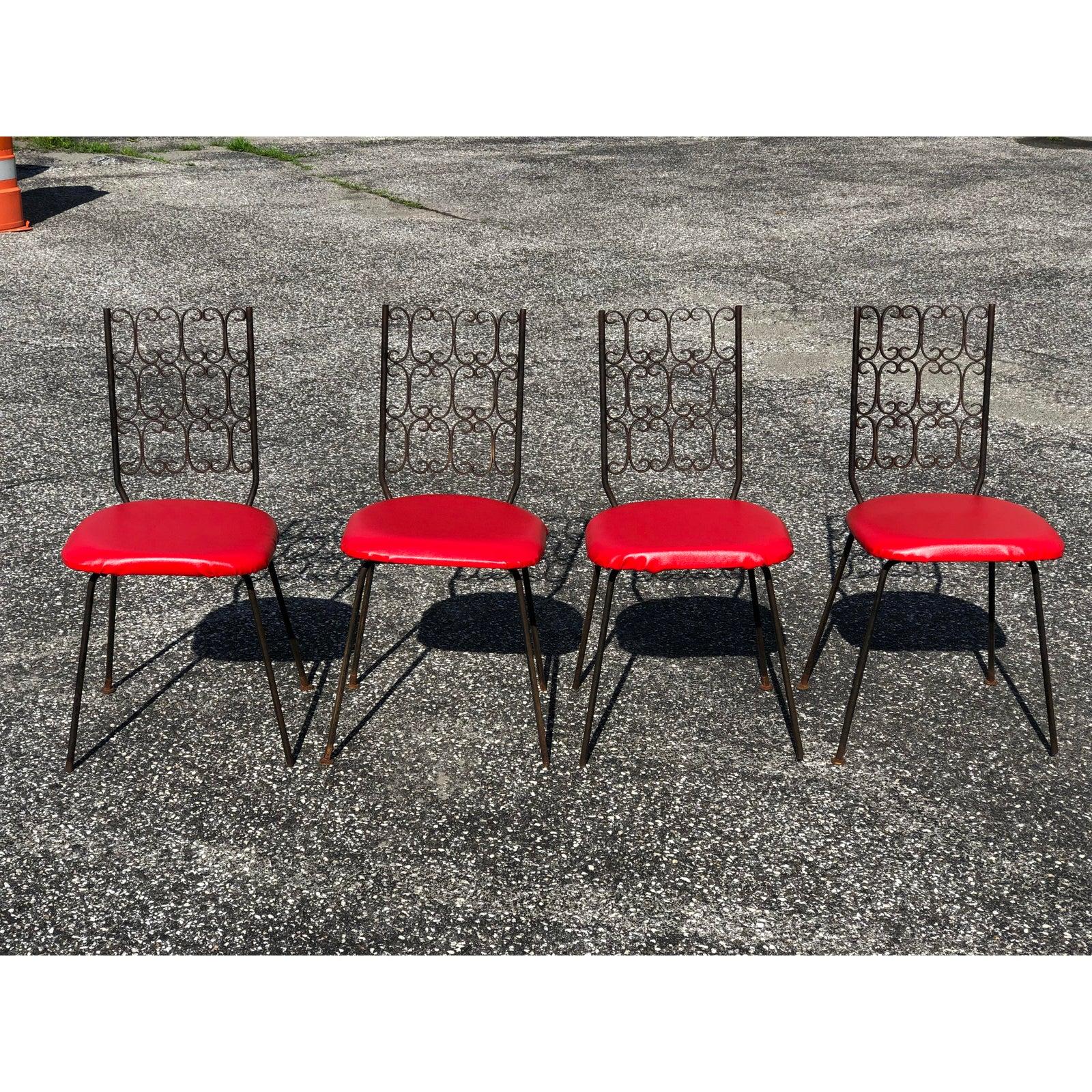 Set of Four Arthur Umanoff Granada Chairs  2